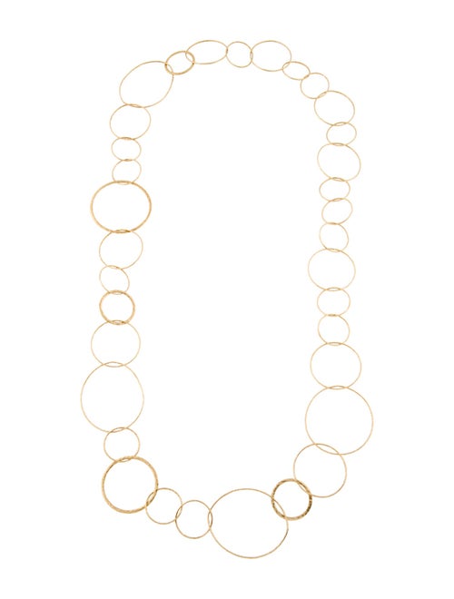 Tiffany & Co. 18K Hammered Circles Necklace