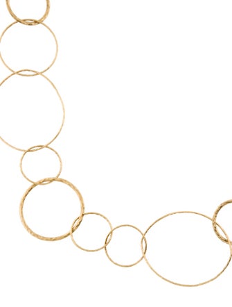 Tiffany & Co. 18K Hammered Circles Necklace