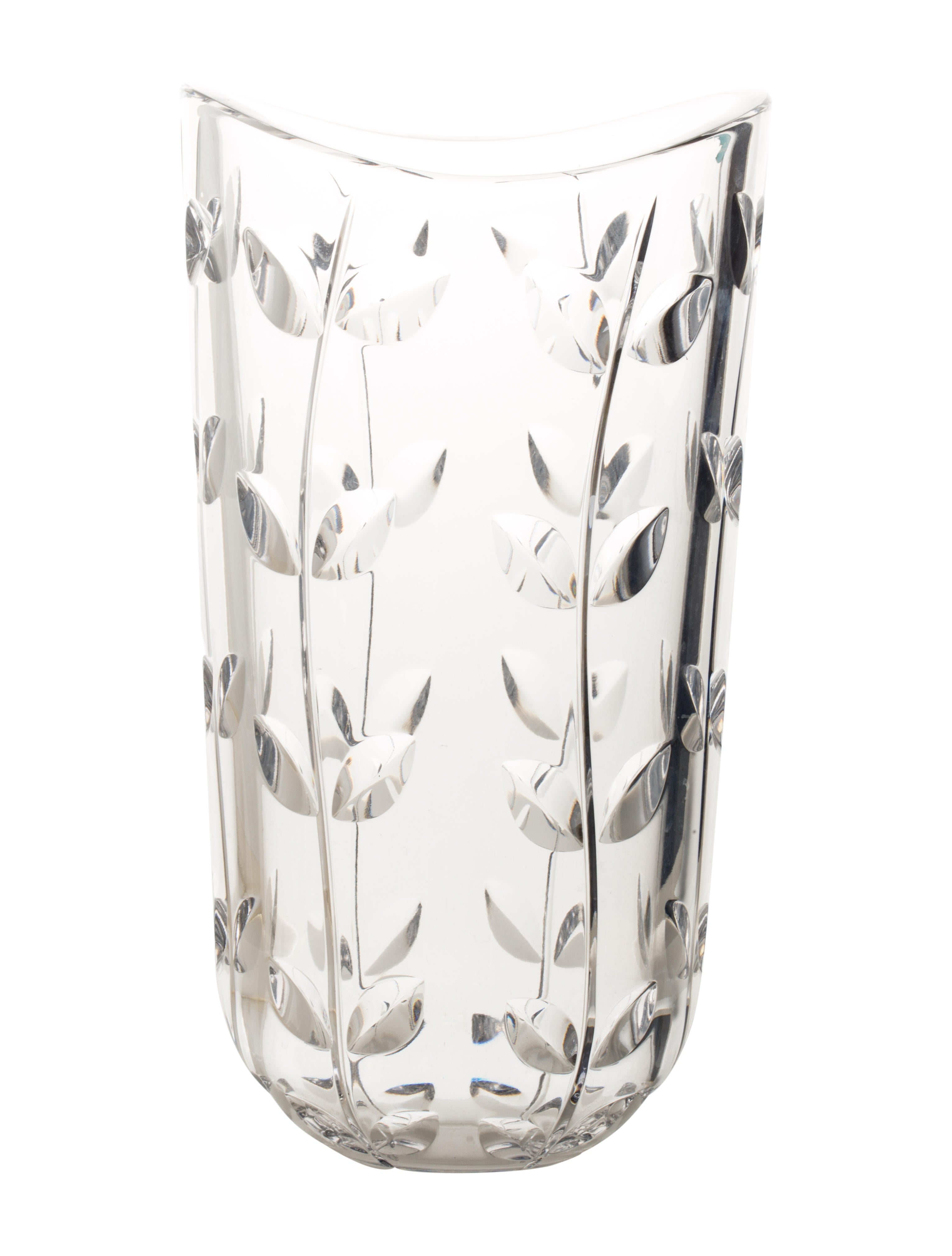 Tiffany & Co. Floral Vine Vase Clear TIF34374 The RealReal