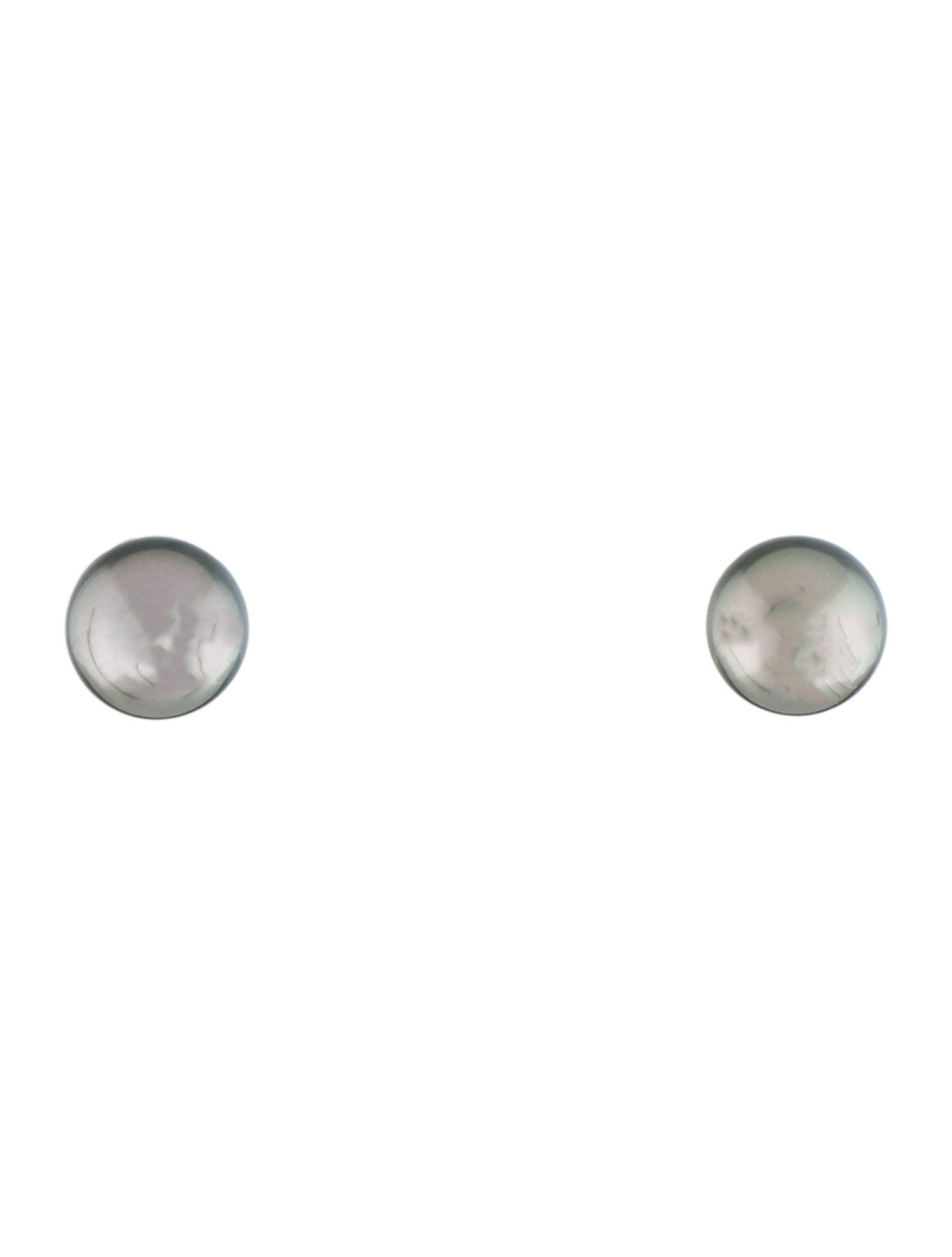 Tiffany & Co. 18K Tahitian Pearl Stud Earrings