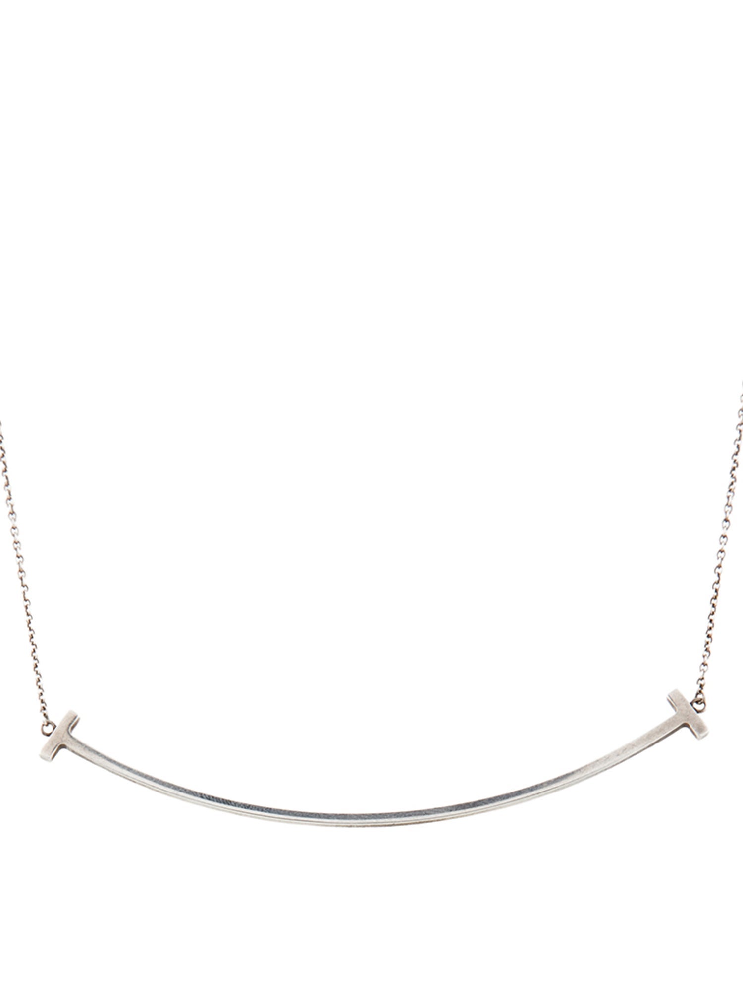 Tiffany & Co. T Smile Large Station Necklace