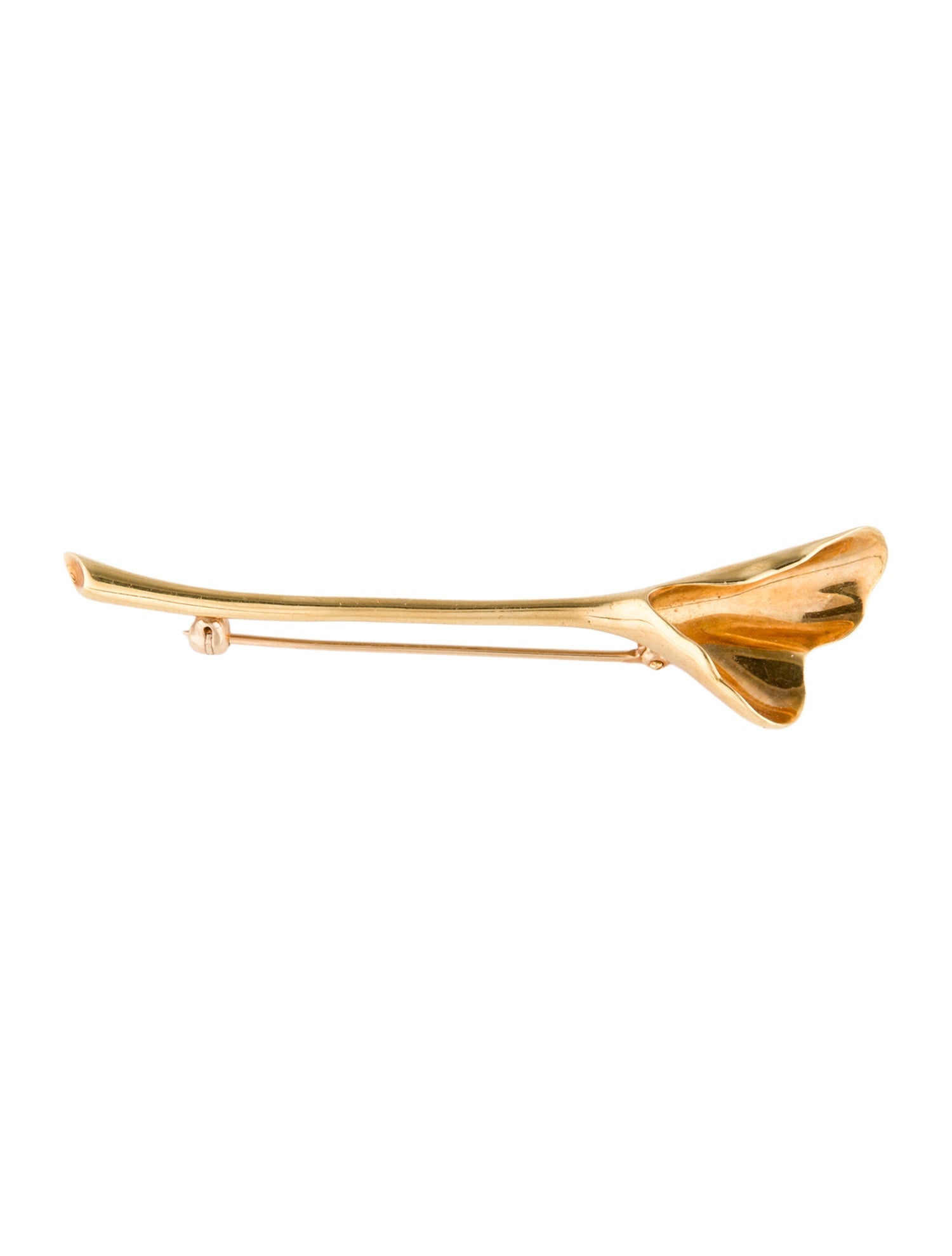 Tiffany & Co. Vintage 18K Ginko Leaf Brooch