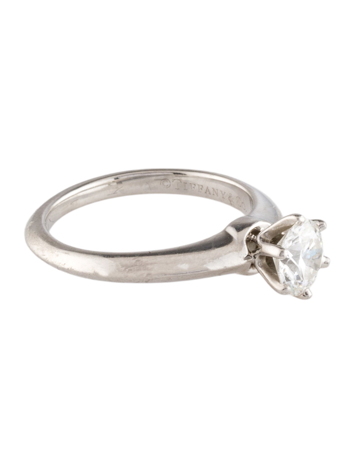 Tiffany & Co. Platinum Diamond Engagement Ring