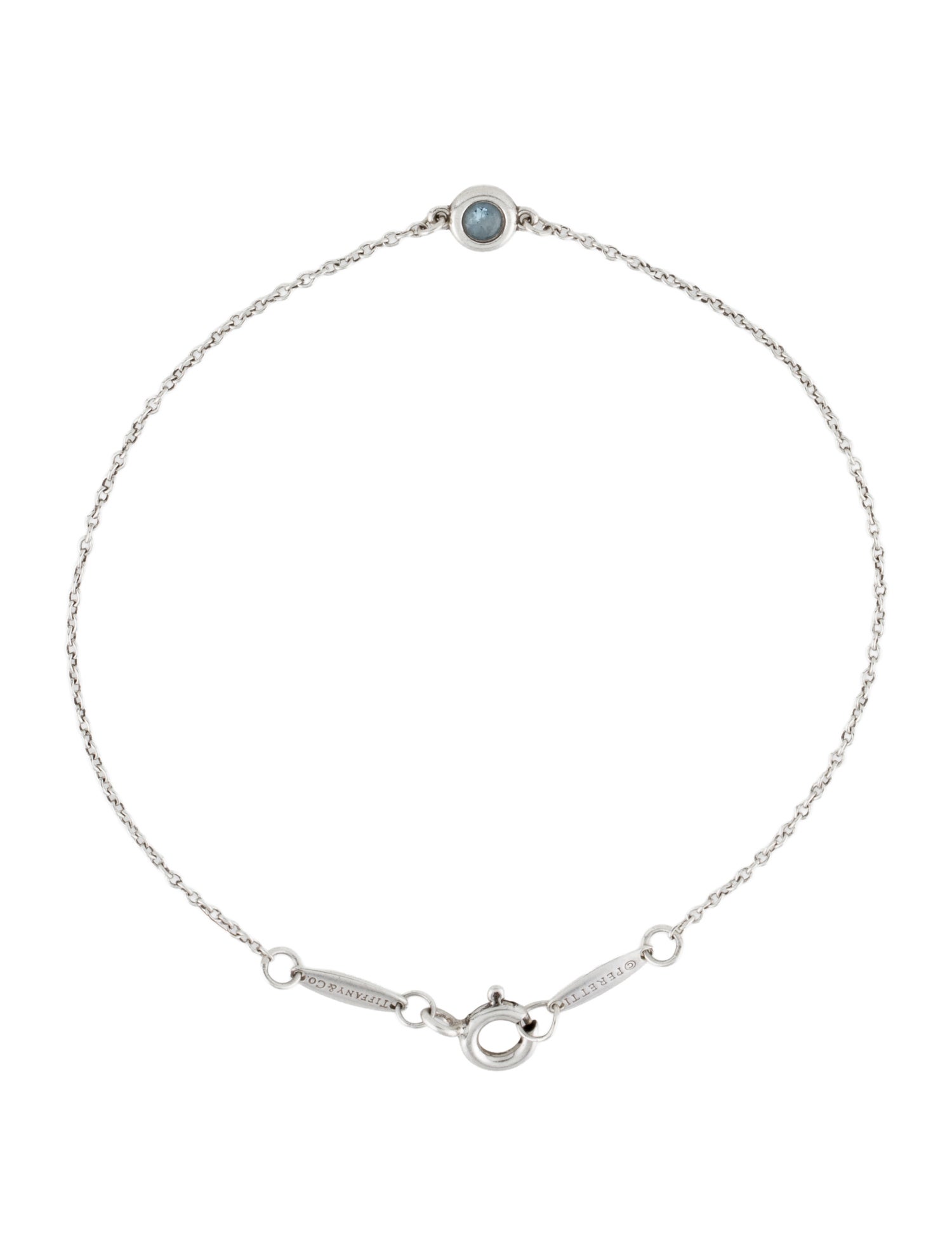 Tiffany & Co. Aquamarine Color by the Yard Bracelet