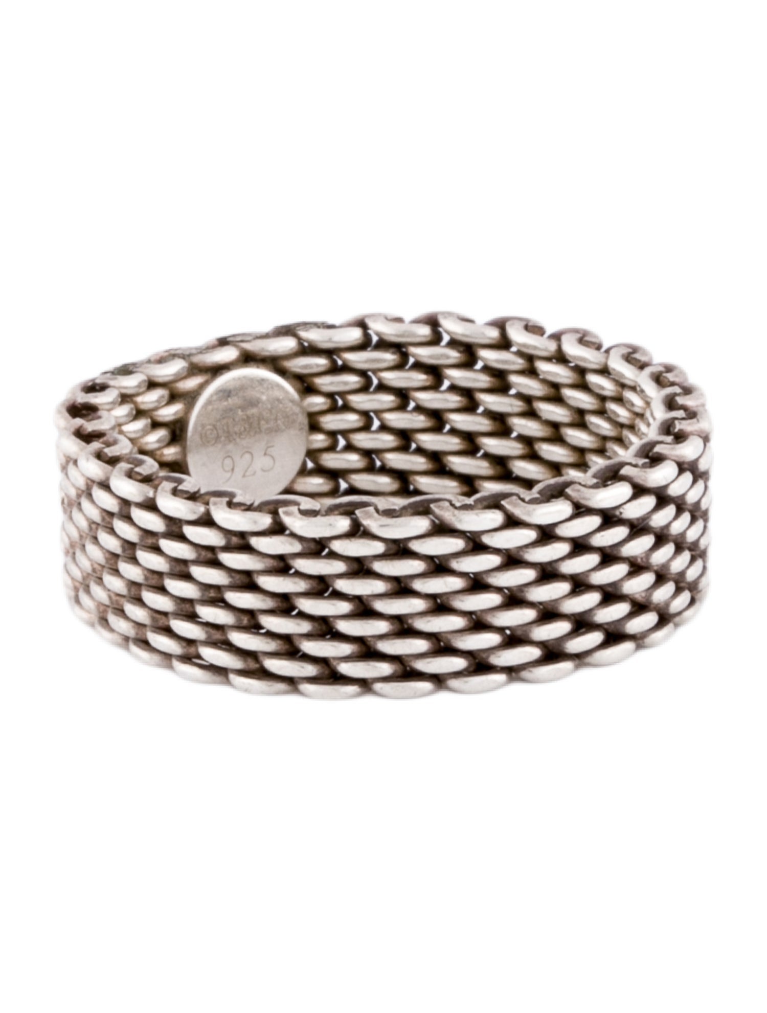 Tiffany & Co. Somerset Mesh Band Ring