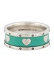 Tiffany & Co. Enamel Return To Love Heart Band