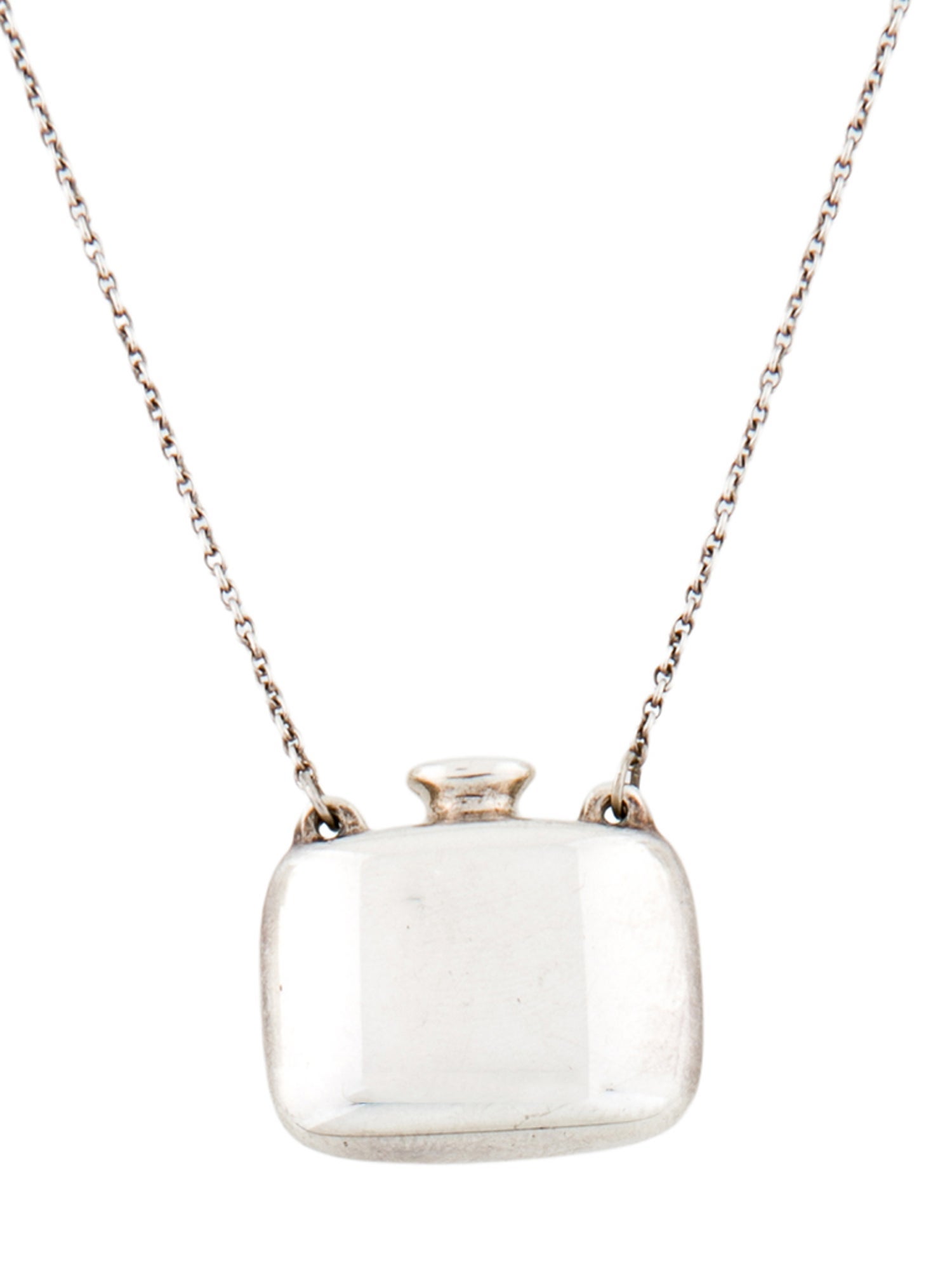 Tiffany & Co. Square Bottle Pendant Necklace