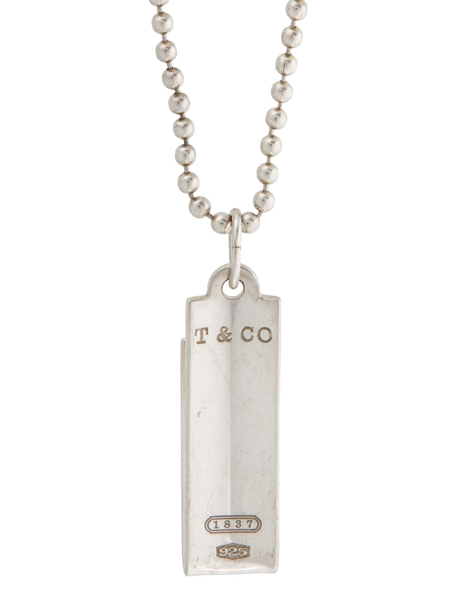 Tiffany & Co. 1837 Lanyard Pendant Necklace