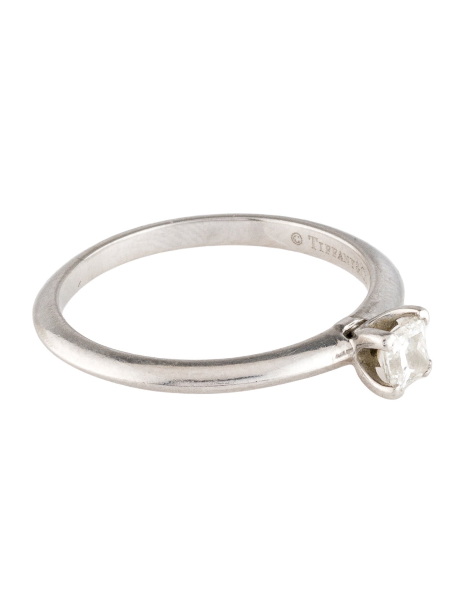 Tiffany & Co. Platinum Diamond Engagement Ring