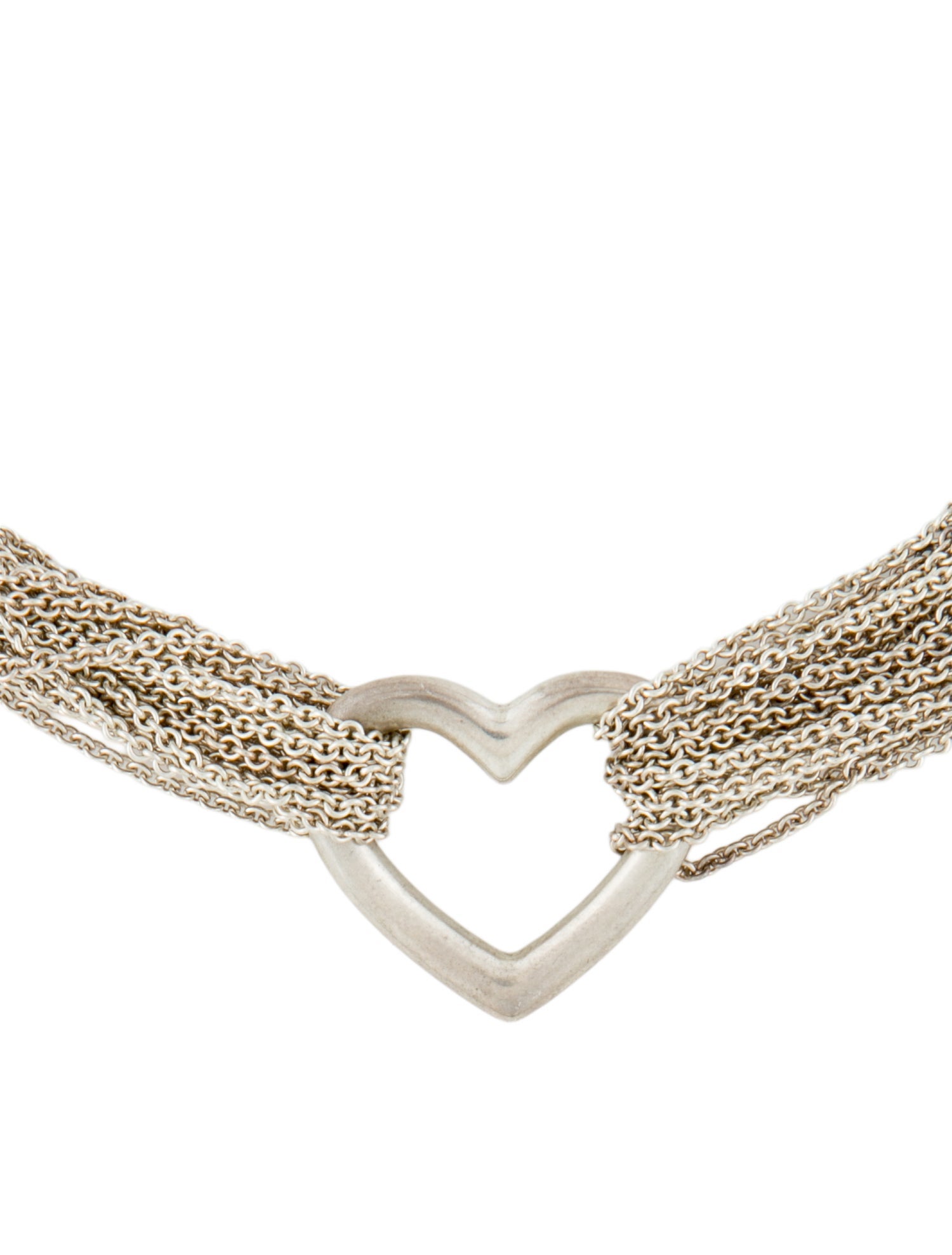 Tiffany & Co. Multistrand Heart Toggle Necklace