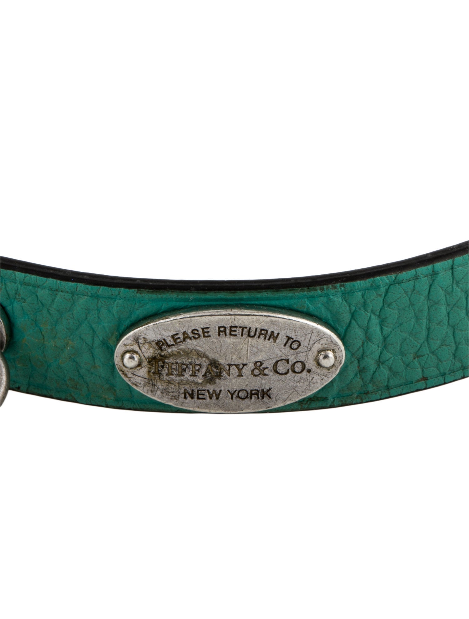 Tiffany & Co. Leather Dog Collar