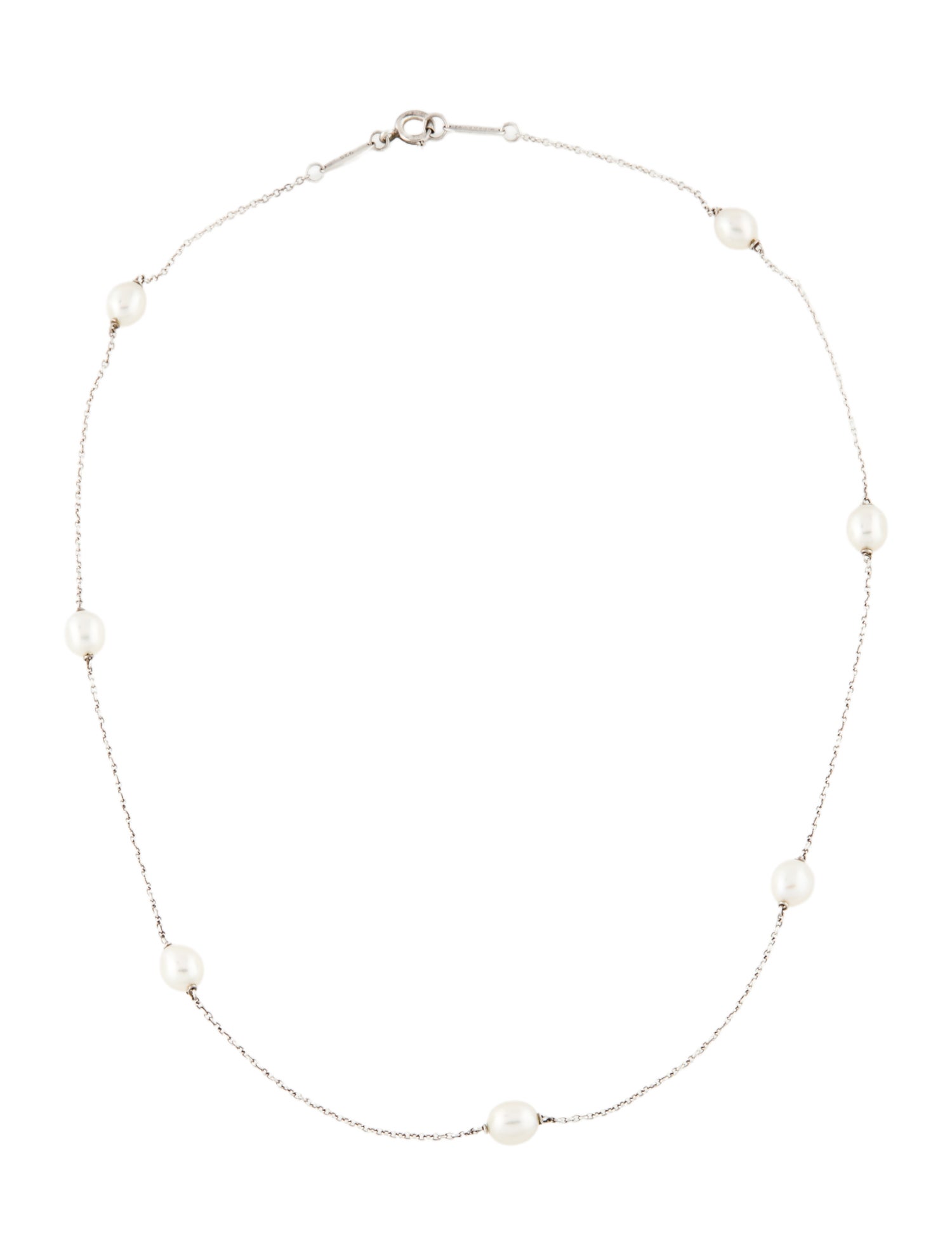Tiffany & Co. Pearls by the Yard Station Necklace