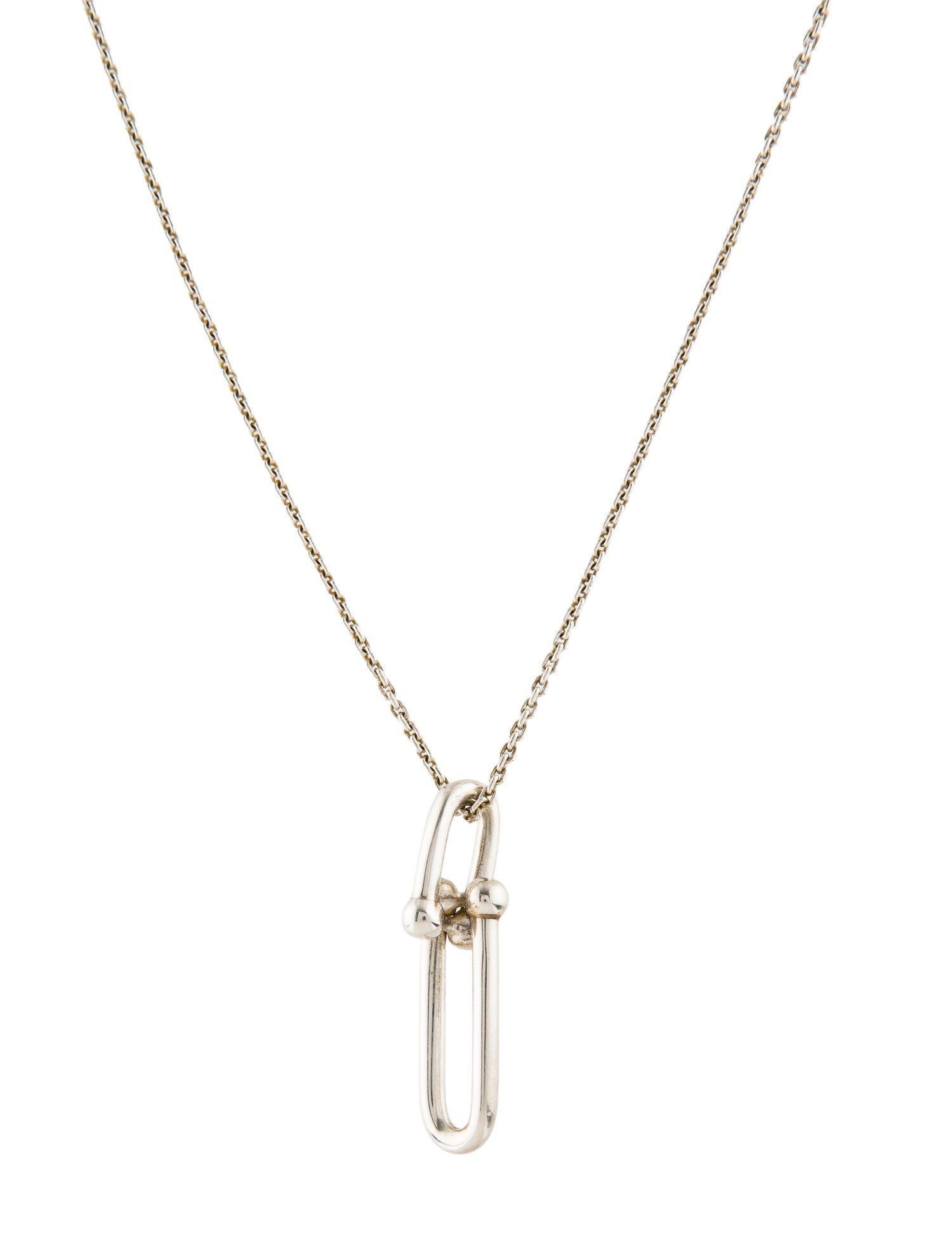 Tiffany & Co. HardWear Elongated Link Pendant Necklace