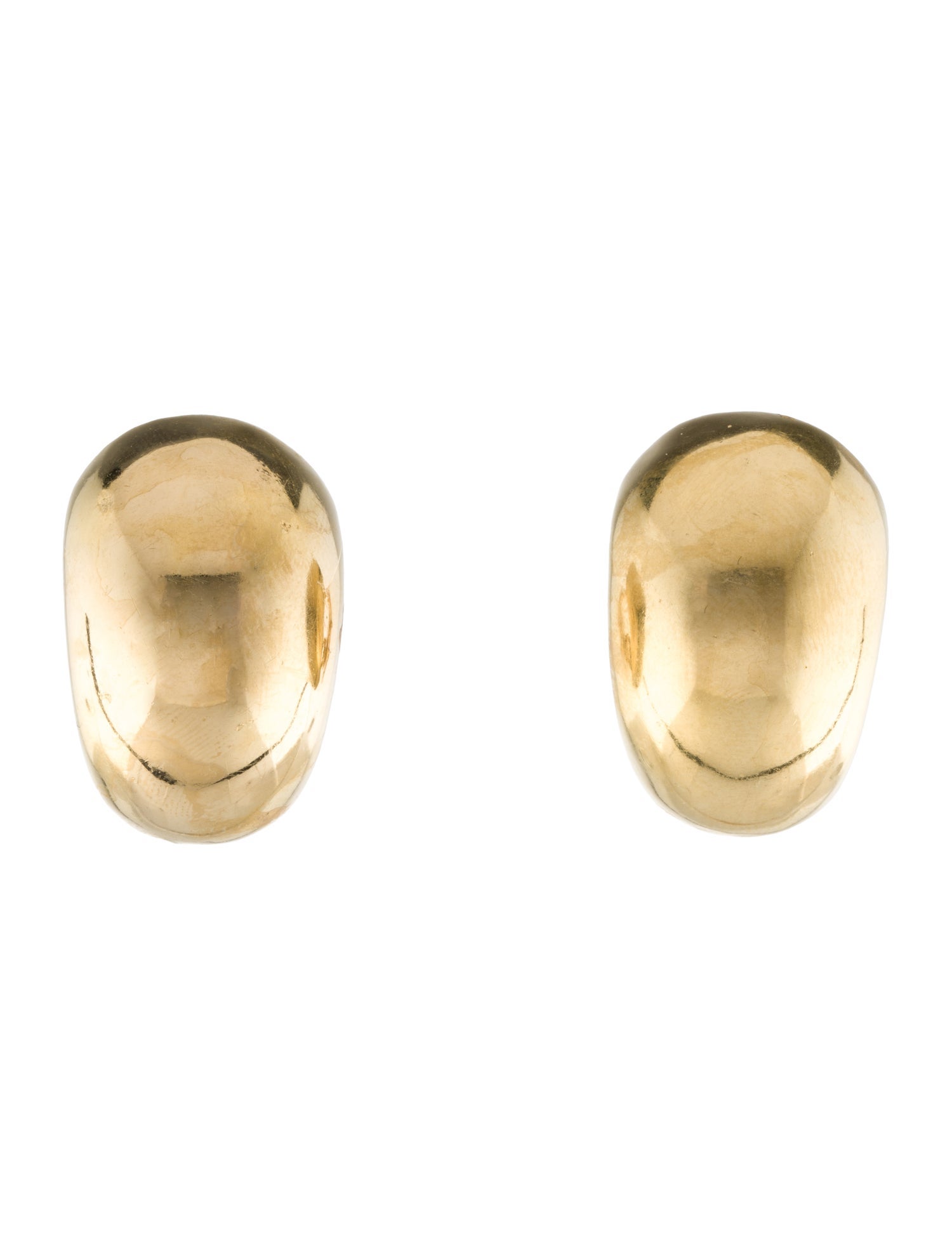 Tiffany & Co. Vintage 18K Dome Clip-On Earrings