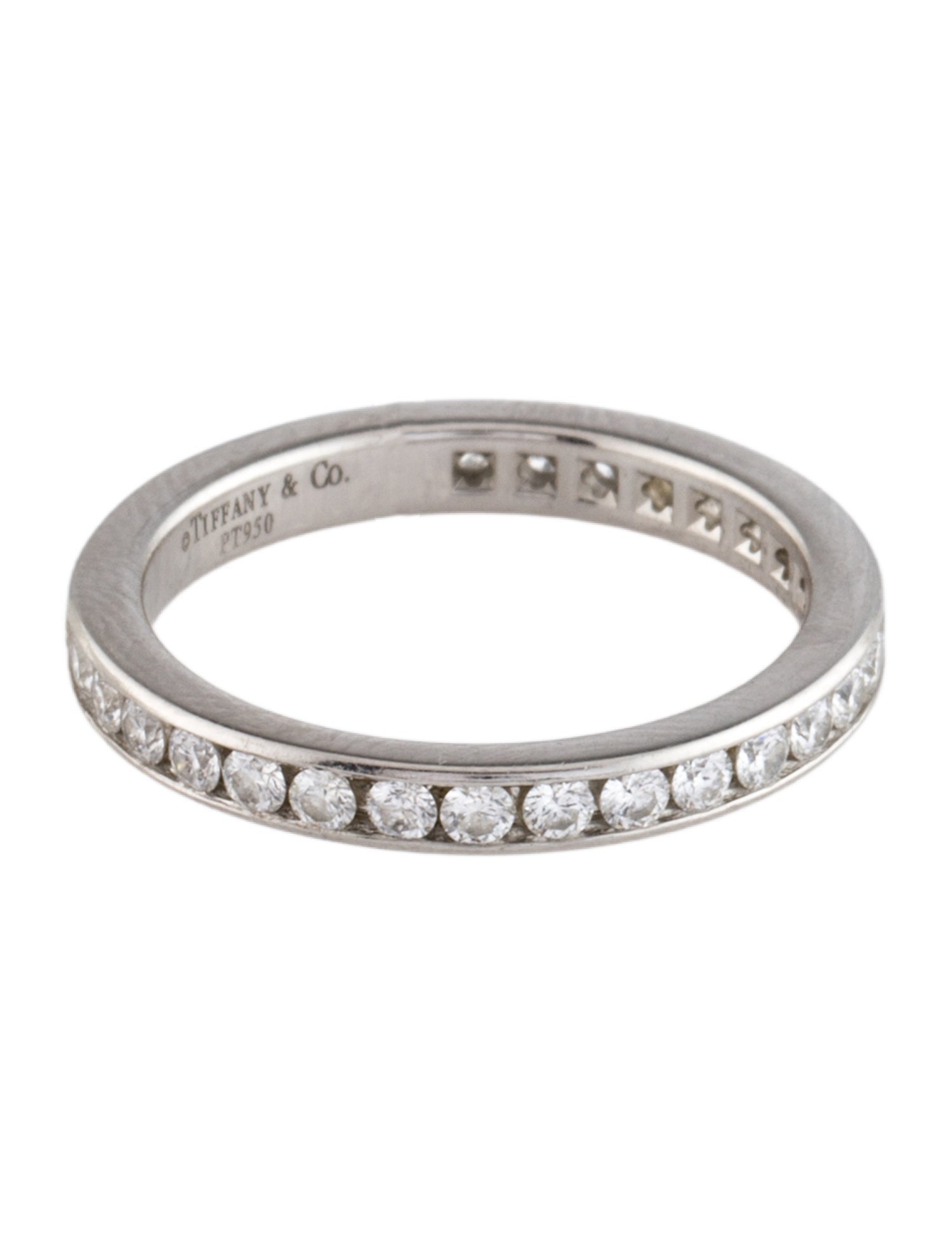 Tiffany & Co. Platinum Diamond Tiffany® Setting Full Circle Eternity Band