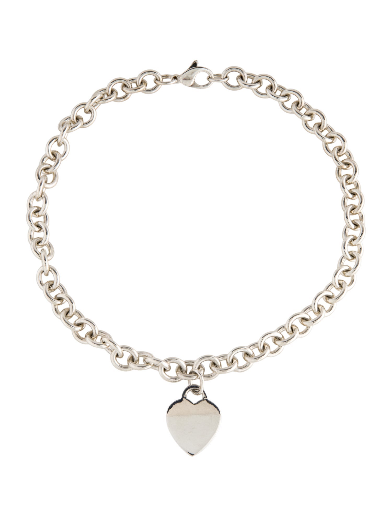 Tiffany & Co. Heart Tag Chain Link Necklace