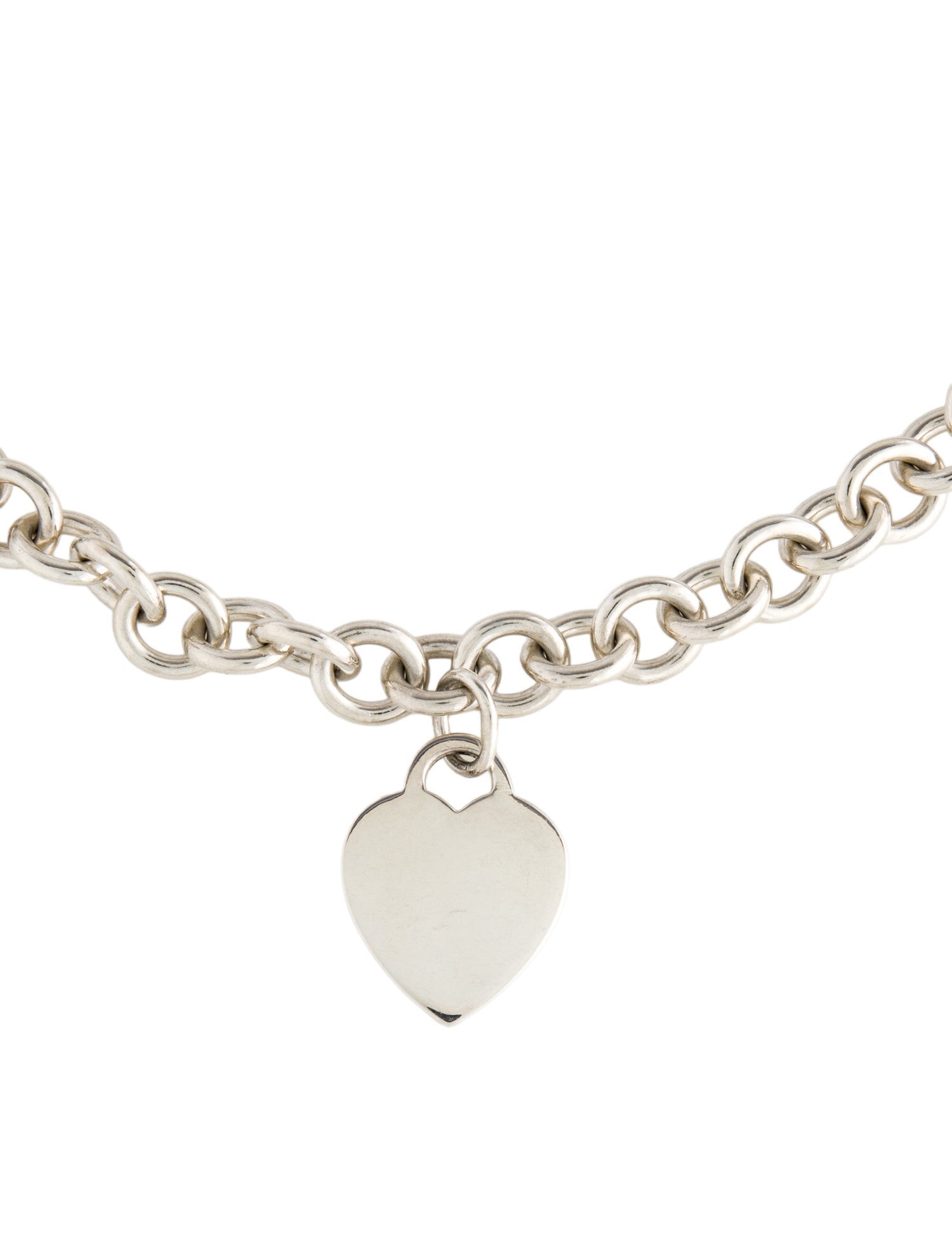 Tiffany & Co. Heart Tag Chain Link Necklace