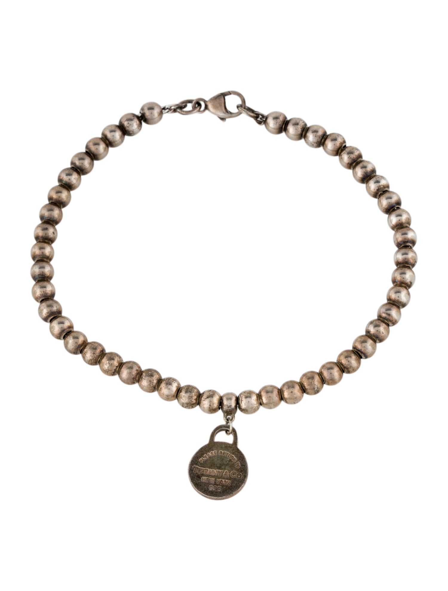 Tiffany & Co. Return To Tiffany Round Tag Bead Bracelet