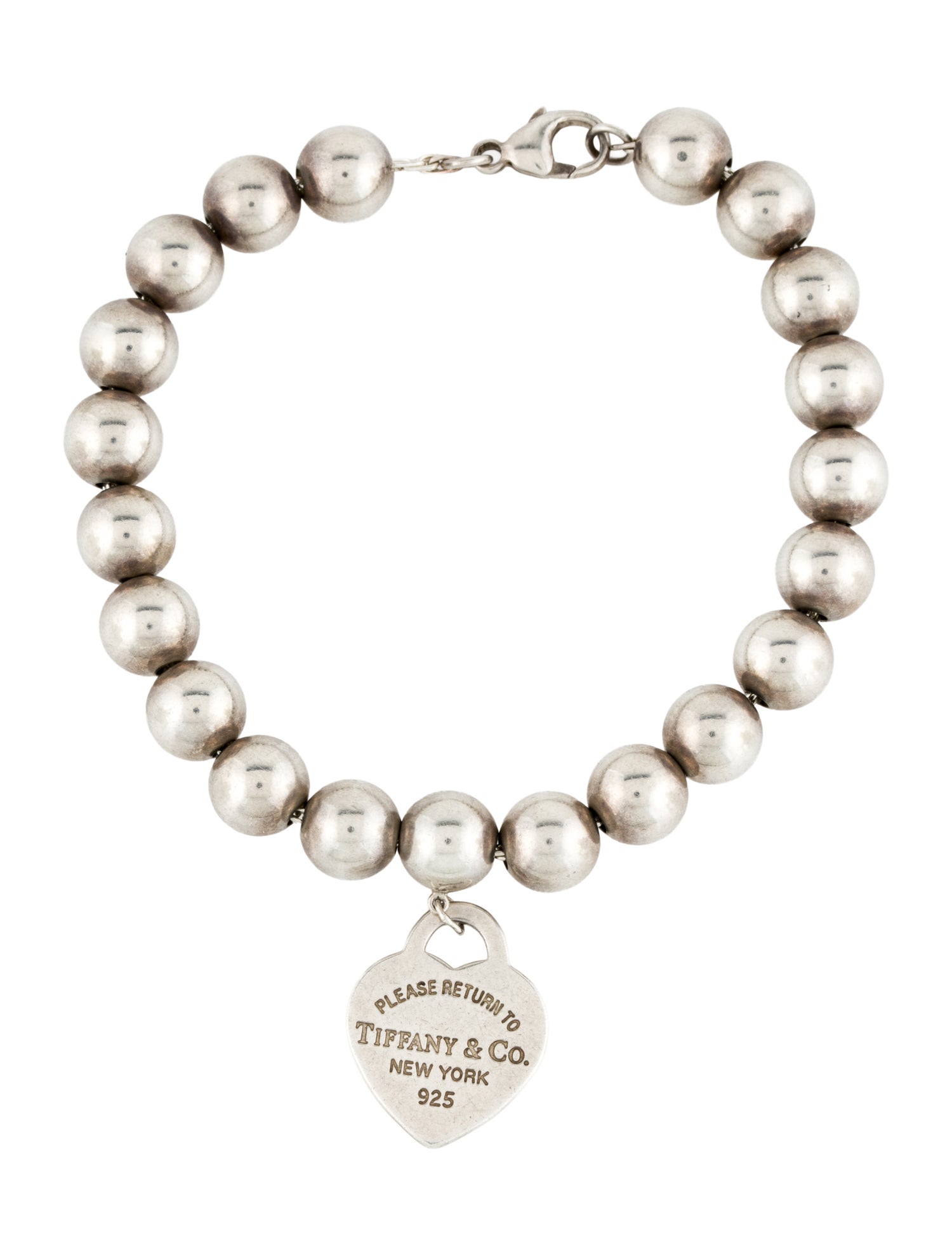 Tiffany & Co. Heart Tag Bead Bracelet