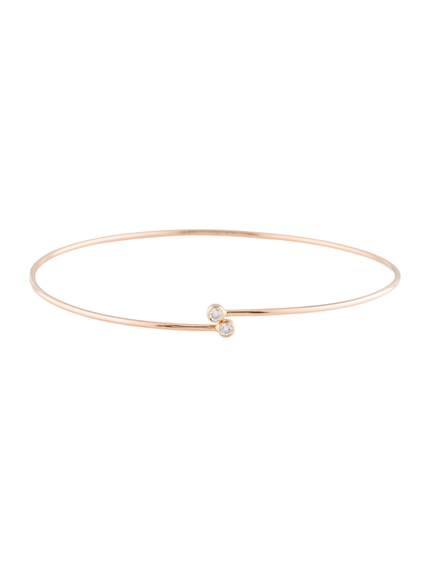 Tiffany & Co. 18K Diamond Single Hoop Bracelet