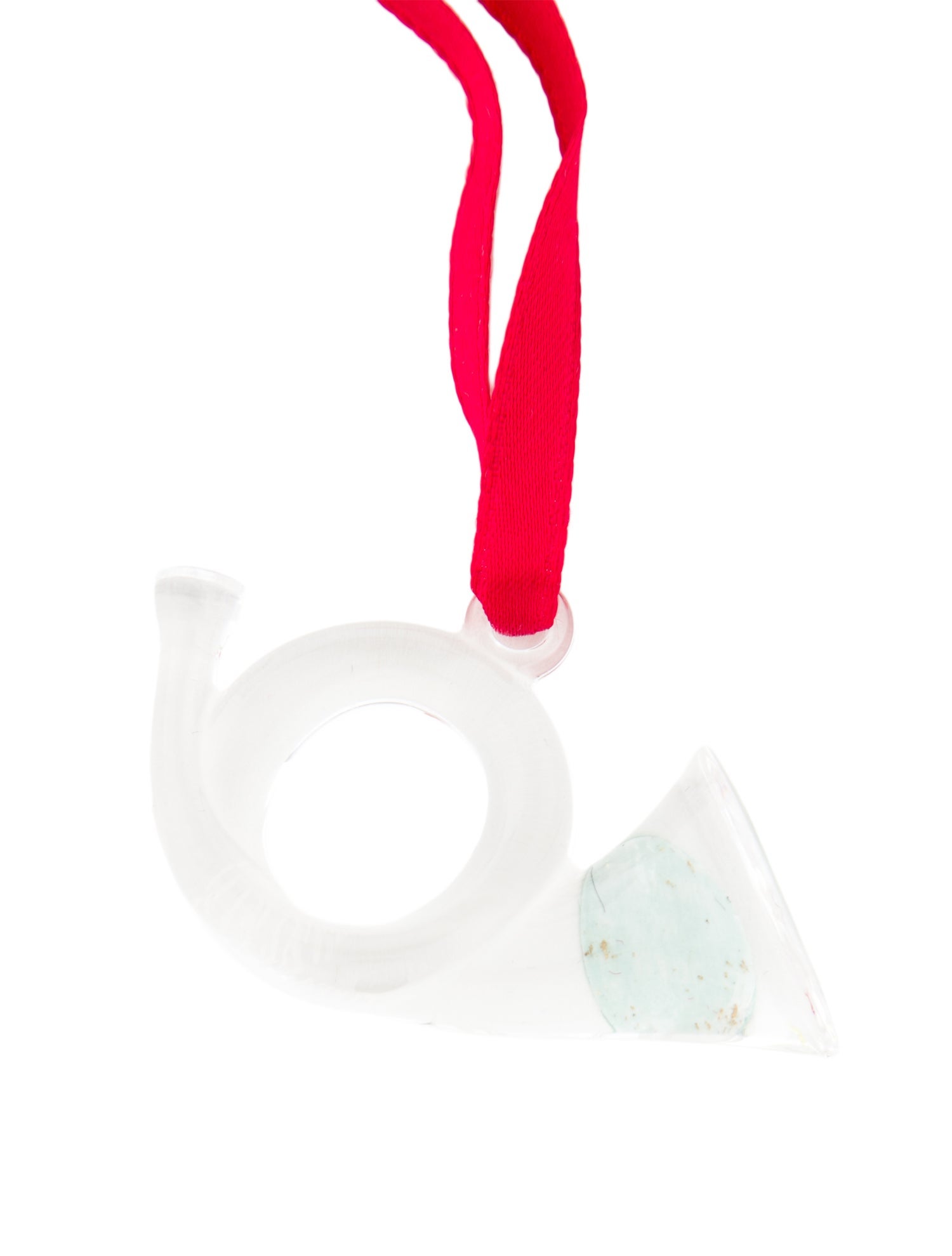 Tiffany & Co. . Crystal French Horn Ornament