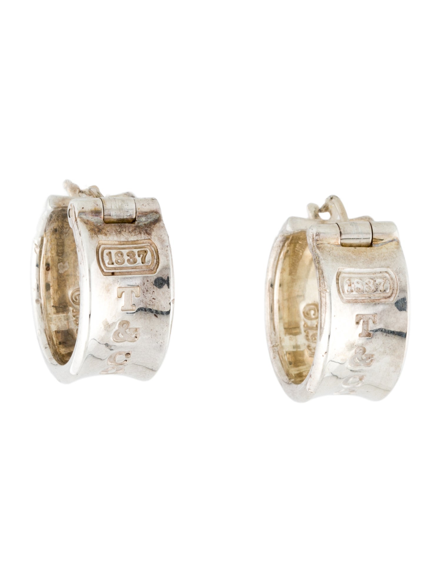 Tiffany & Co. Vintage 1837 Hoop Earrings