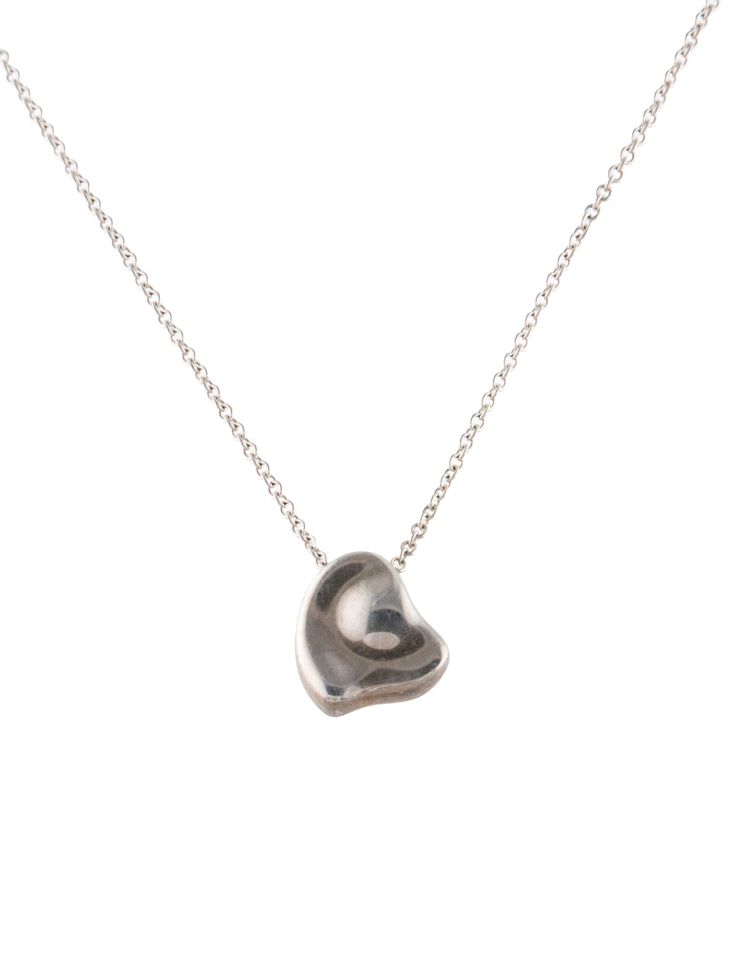 Tiffany & Co. Full Heart Pendant Necklace
