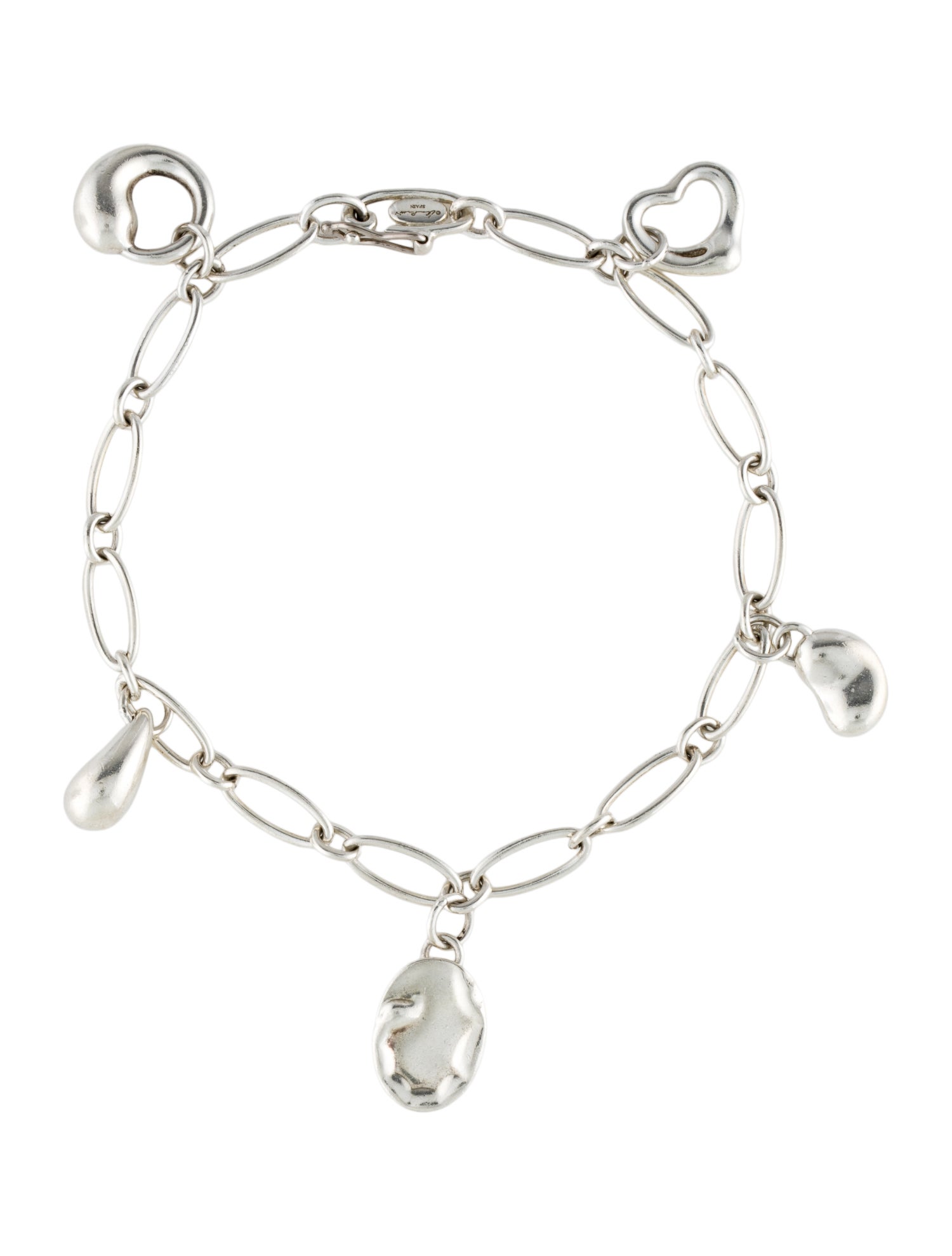 Tiffany & Co. 5 Charm Bracelet