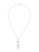Tiffany & Co. Square Cushion Triple Drop Pendant Necklace