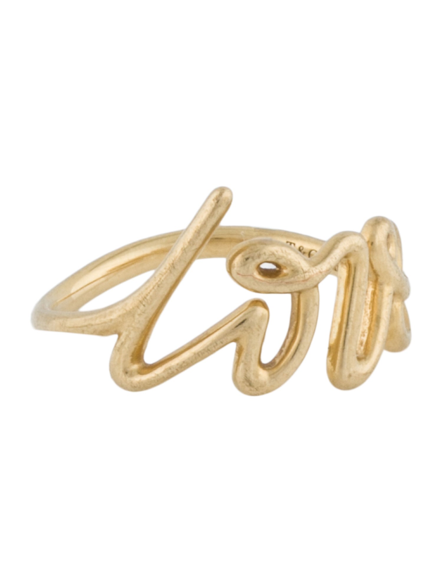 Tiffany & Co. 18K Small 'LOVE' Ring