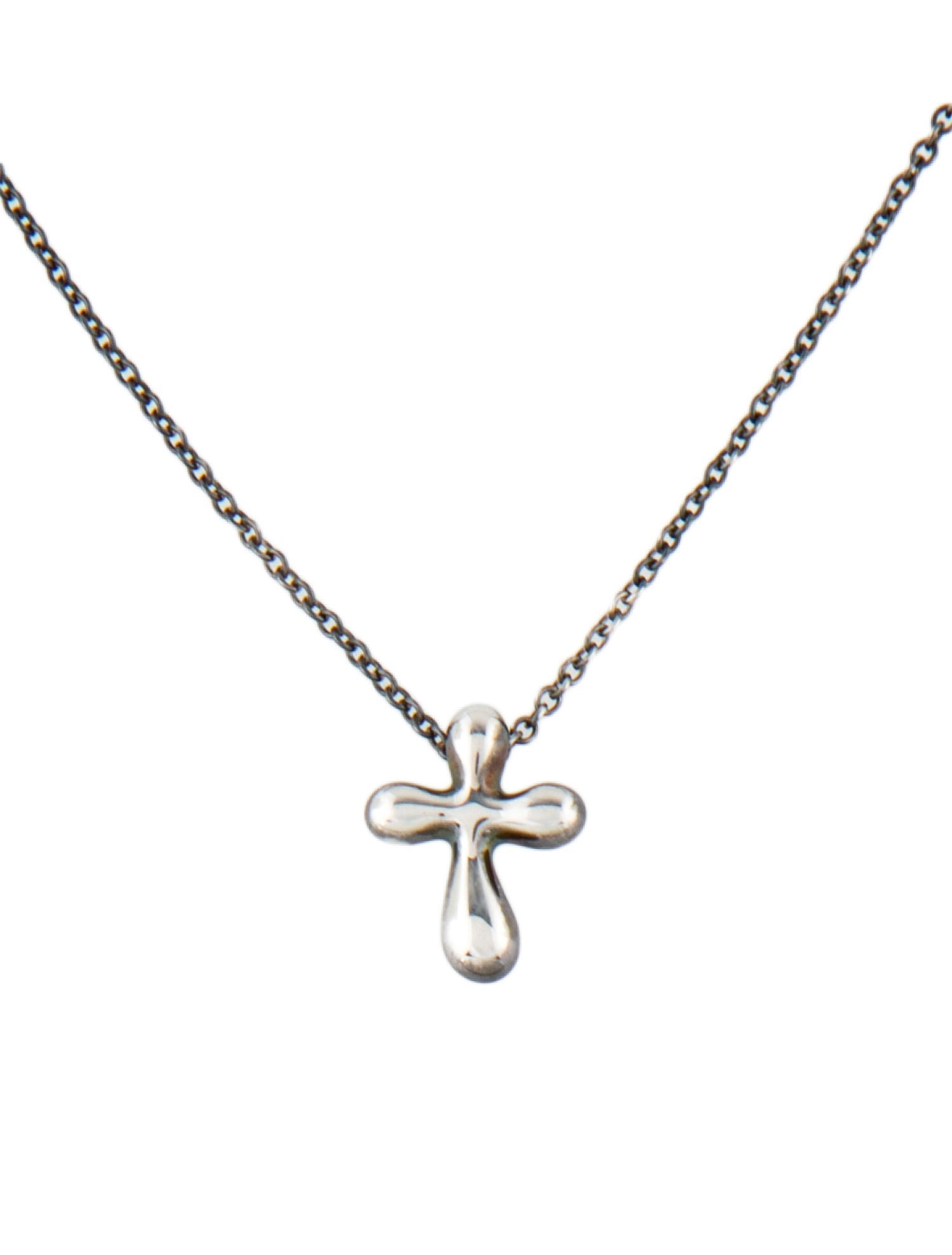 Tiffany & Co. Cross Pendant Necklace