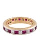 Tiffany & Co. 18K Ruby & Diamond Lucida Eternity Band
