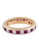 Tiffany & Co. 18K Ruby & Diamond Lucida Eternity Band
