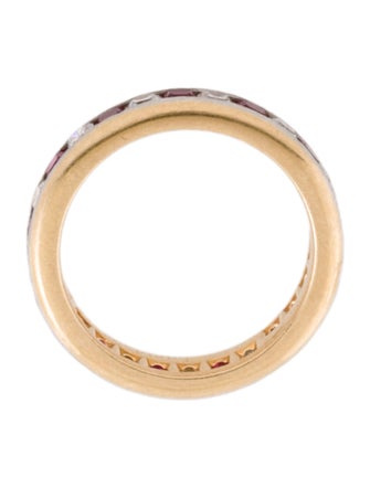 Tiffany & Co. 18K Ruby & Diamond Lucida Eternity Band