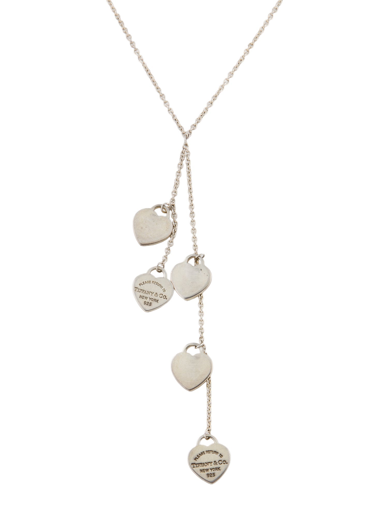 Tiffany & Co. Multi-Heart Lavalier Necklace