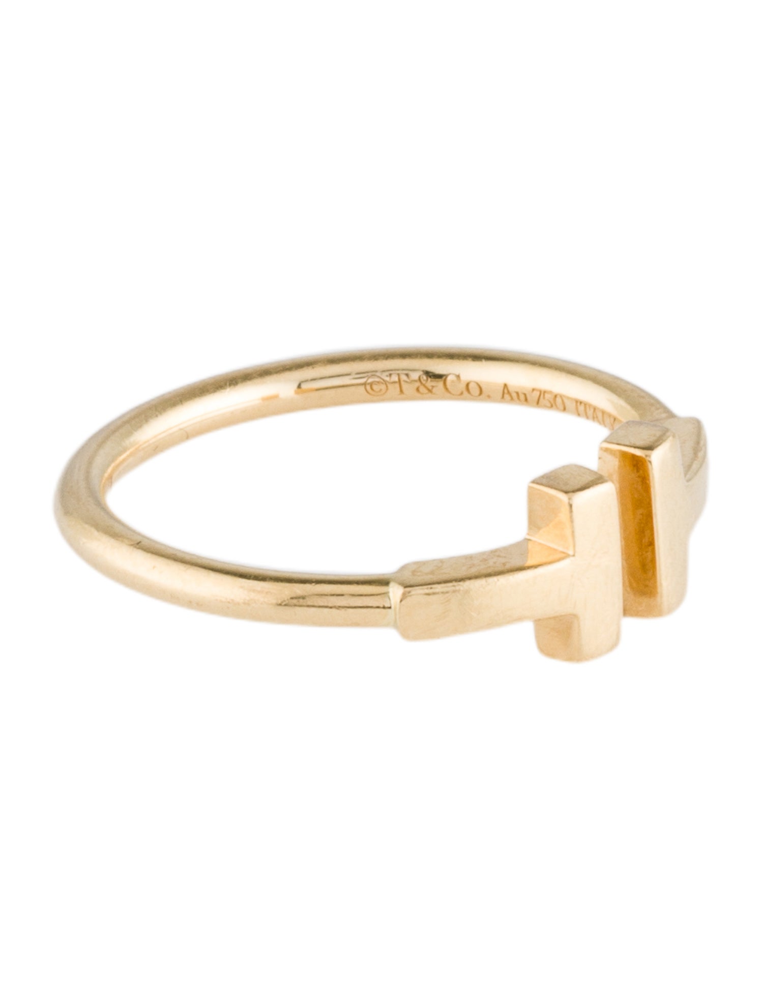 Tiffany & Co. 18K T Wire Ring