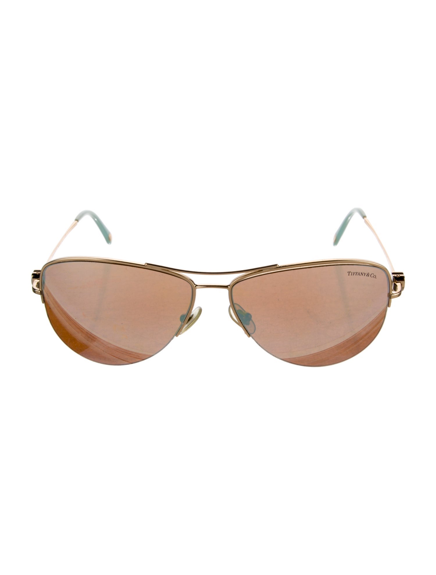 Tiffany & Co. Aviator Mirrored Sunglasses