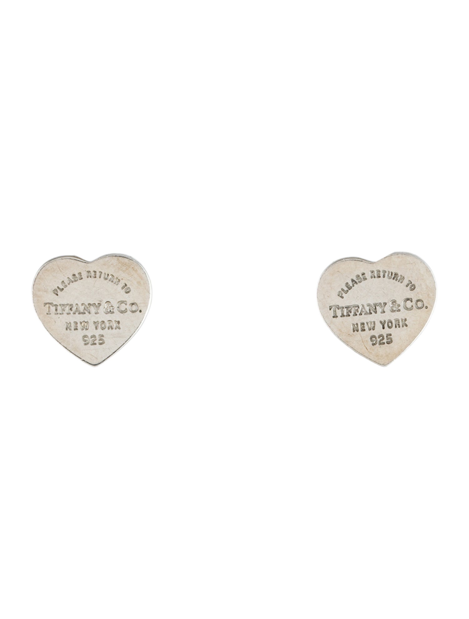 Tiffany & Co. Mini Heart Tag Stud Earrings