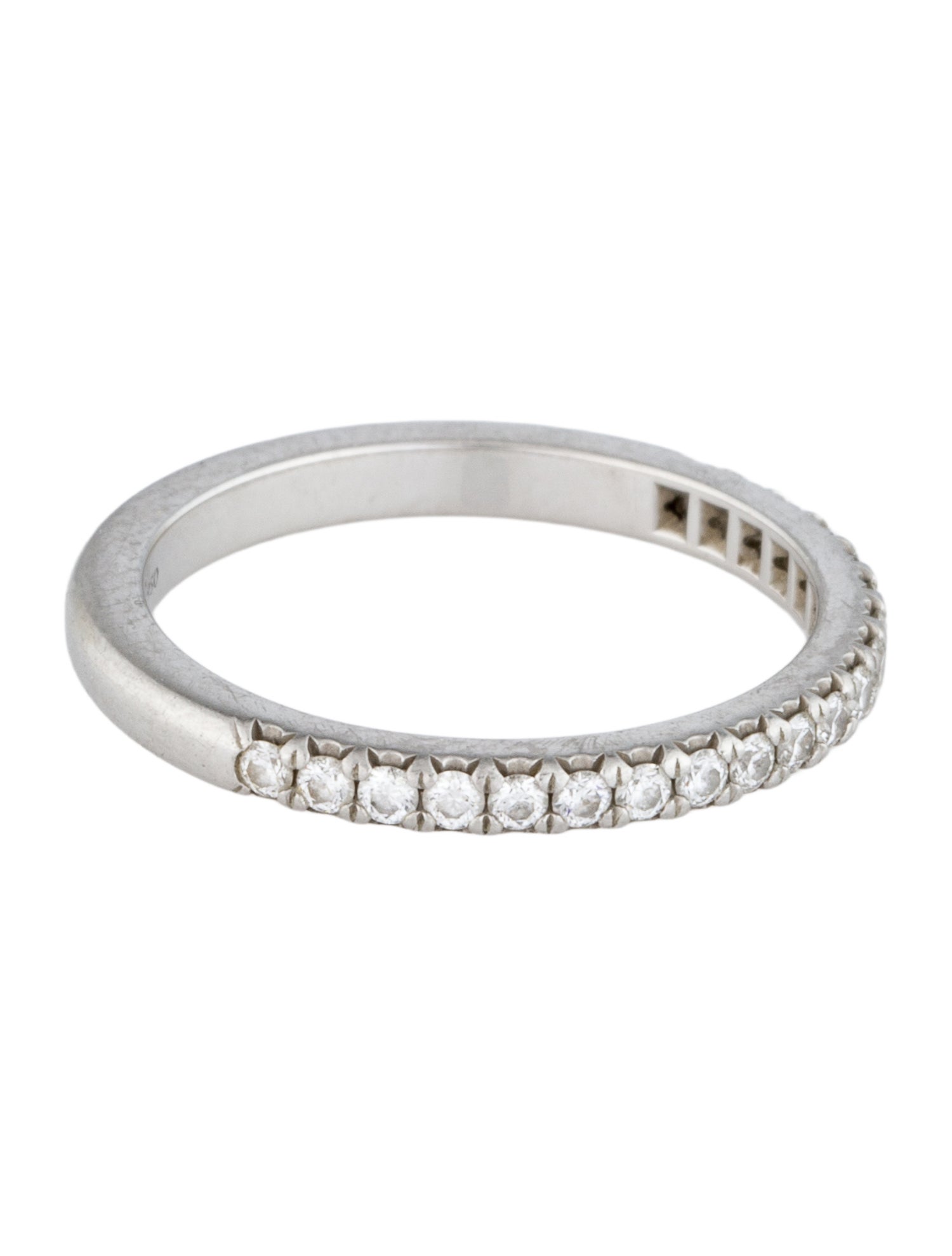 Tiffany & Co. Platinum Diamond Soleste Half Eternity Band