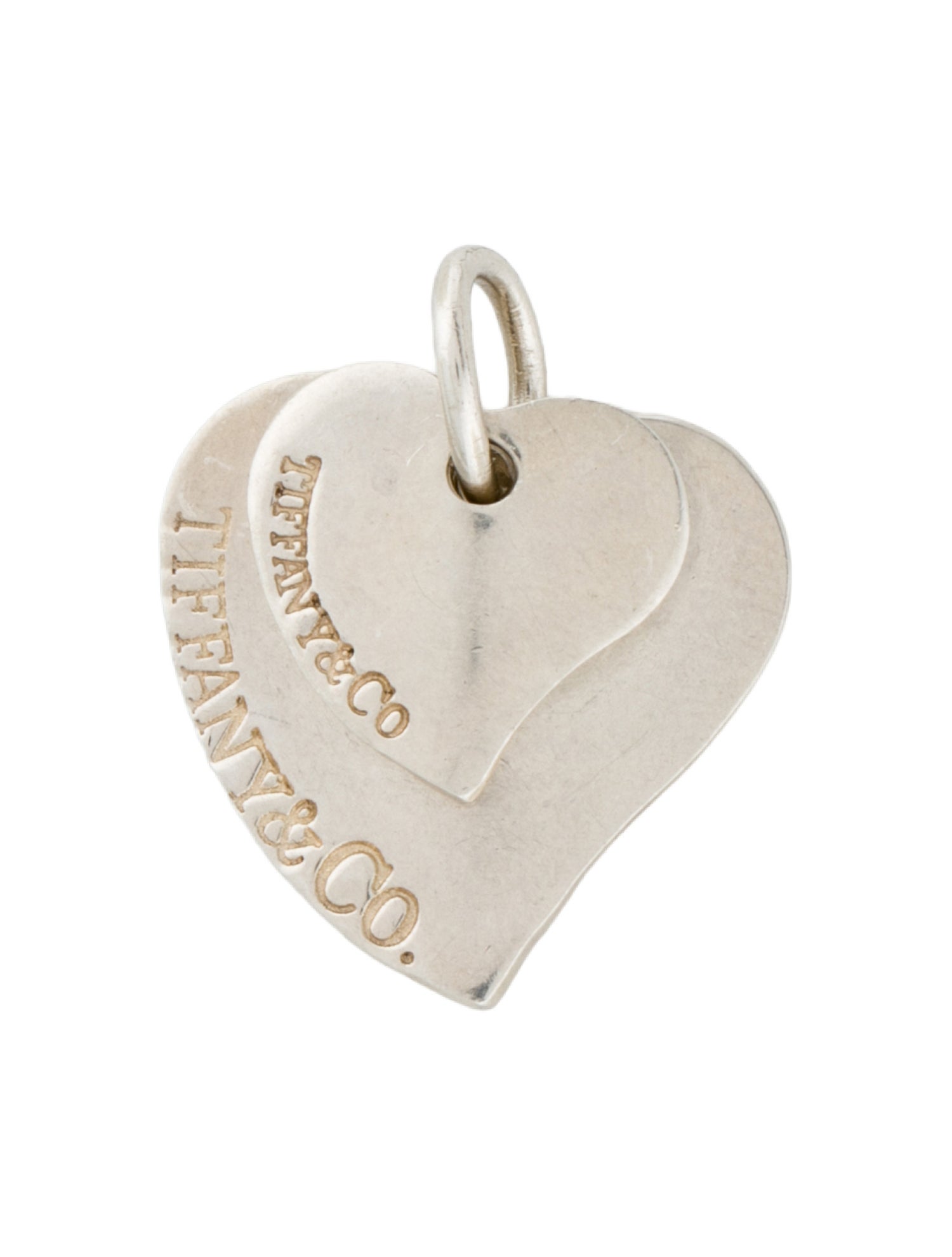 Tiffany & Co. Double Wavy Heart Pendant