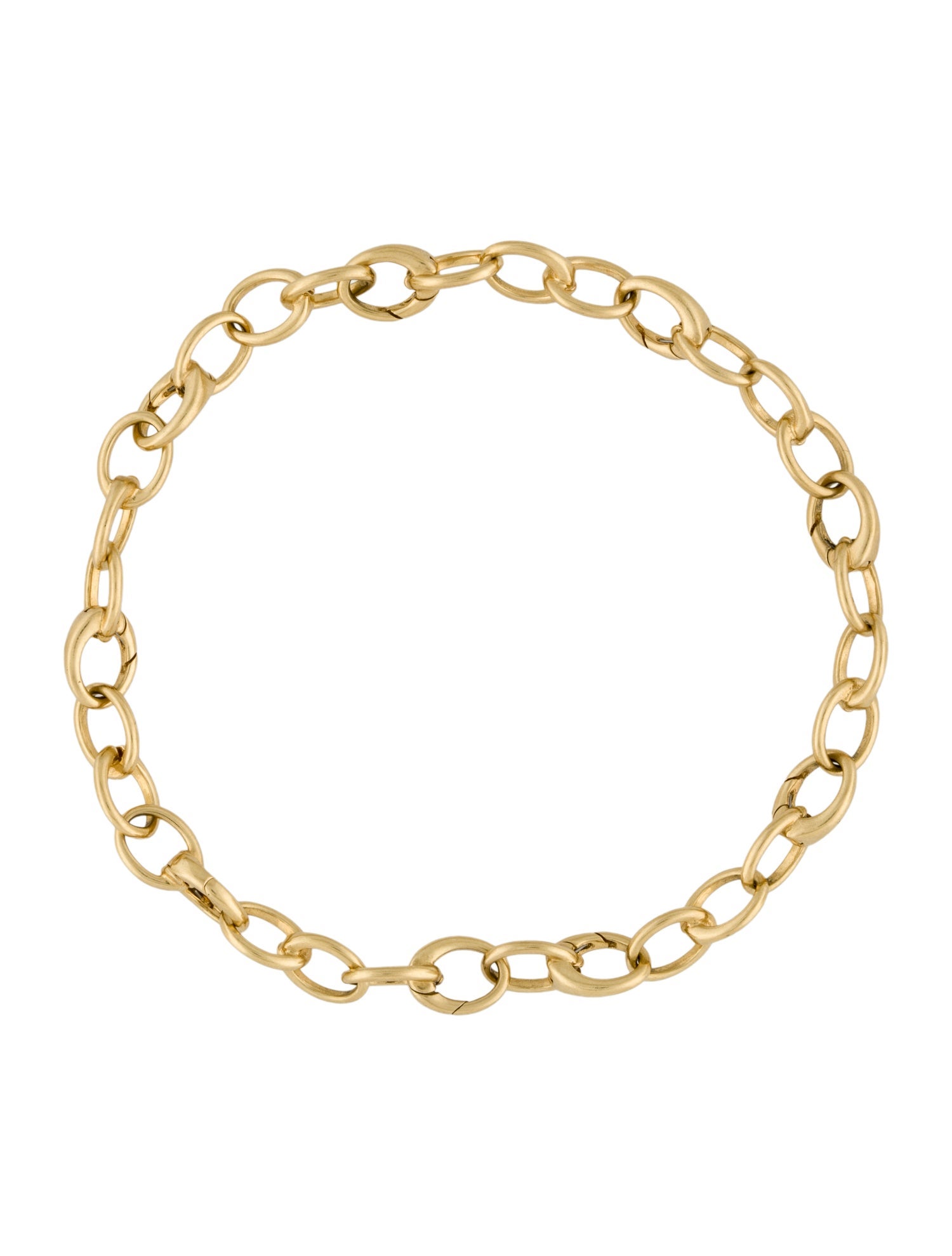 Tiffany & Co. 18K Oval Clasping Link Bracelet