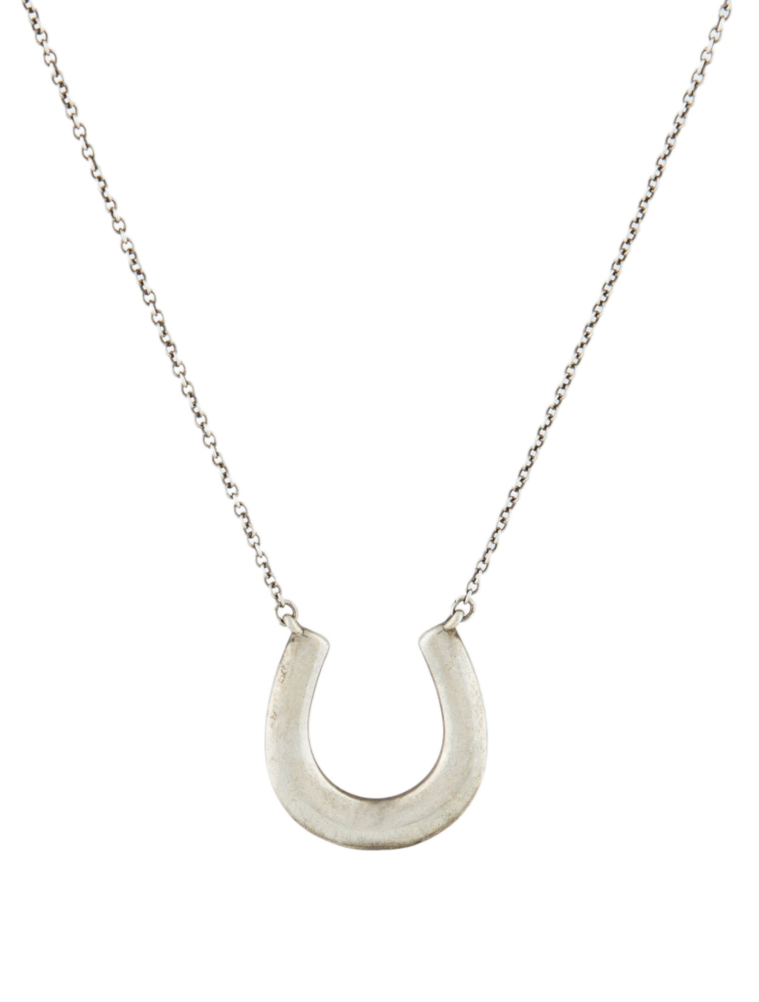 Tiffany & Co. 1837 Horseshoe Pendant Necklace