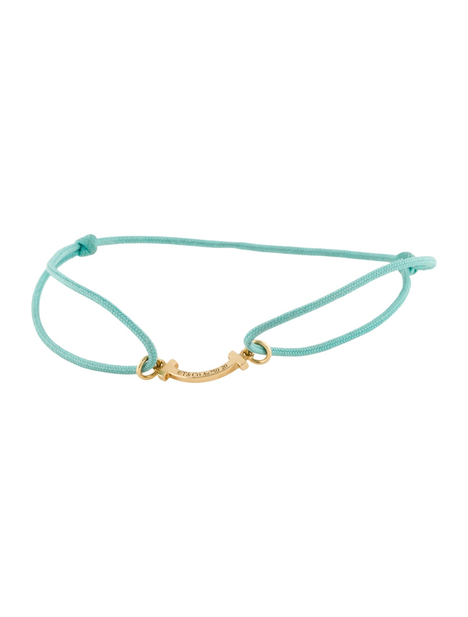 Tiffany & Co. 18K T Smile Bracelet