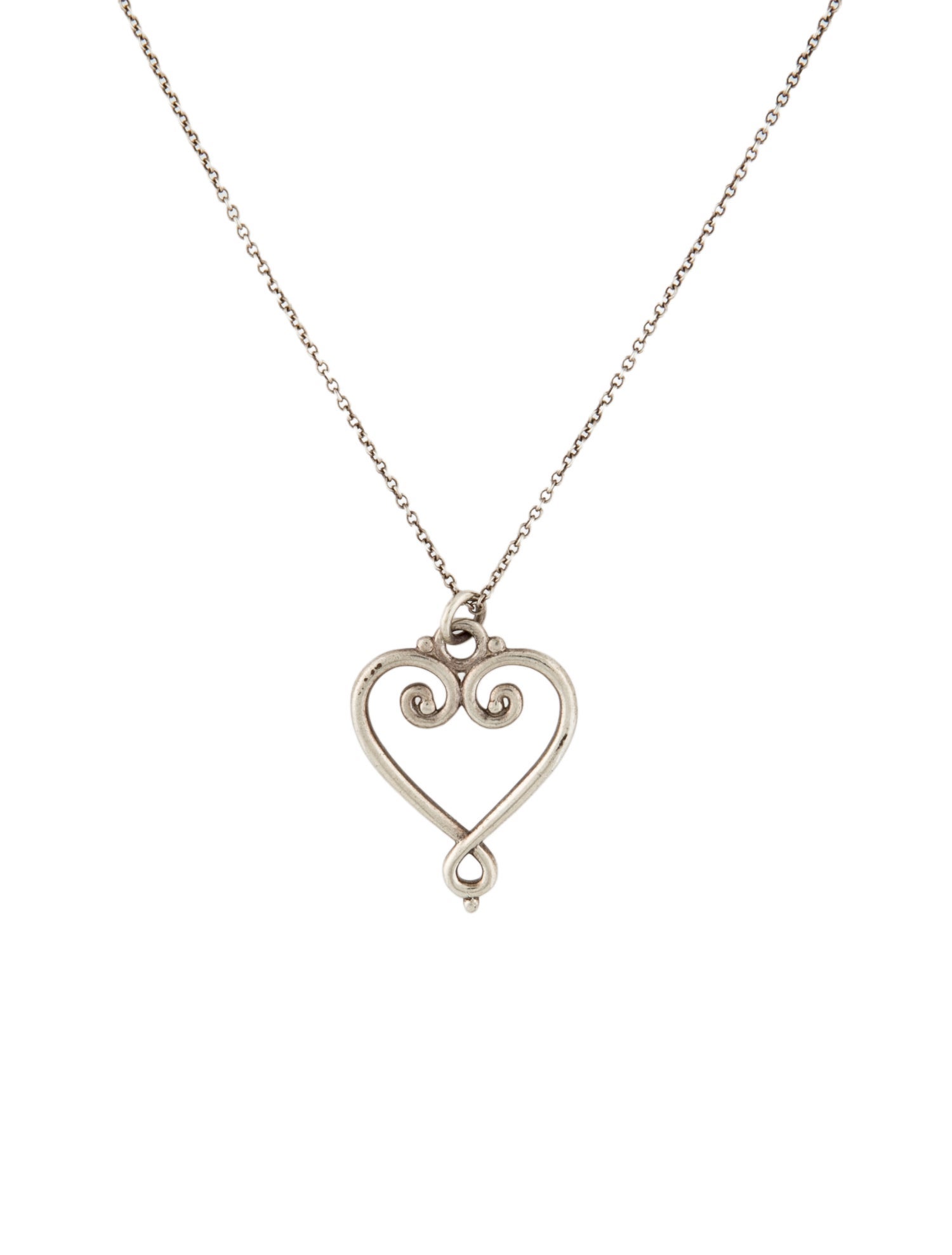 Tiffany & Co. Venezia Heart Pendant Necklace