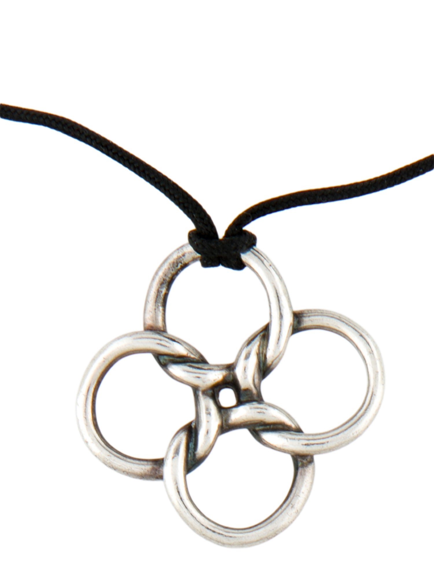 Tiffany & Co. Quadrifoglio Cord Pendant Necklace