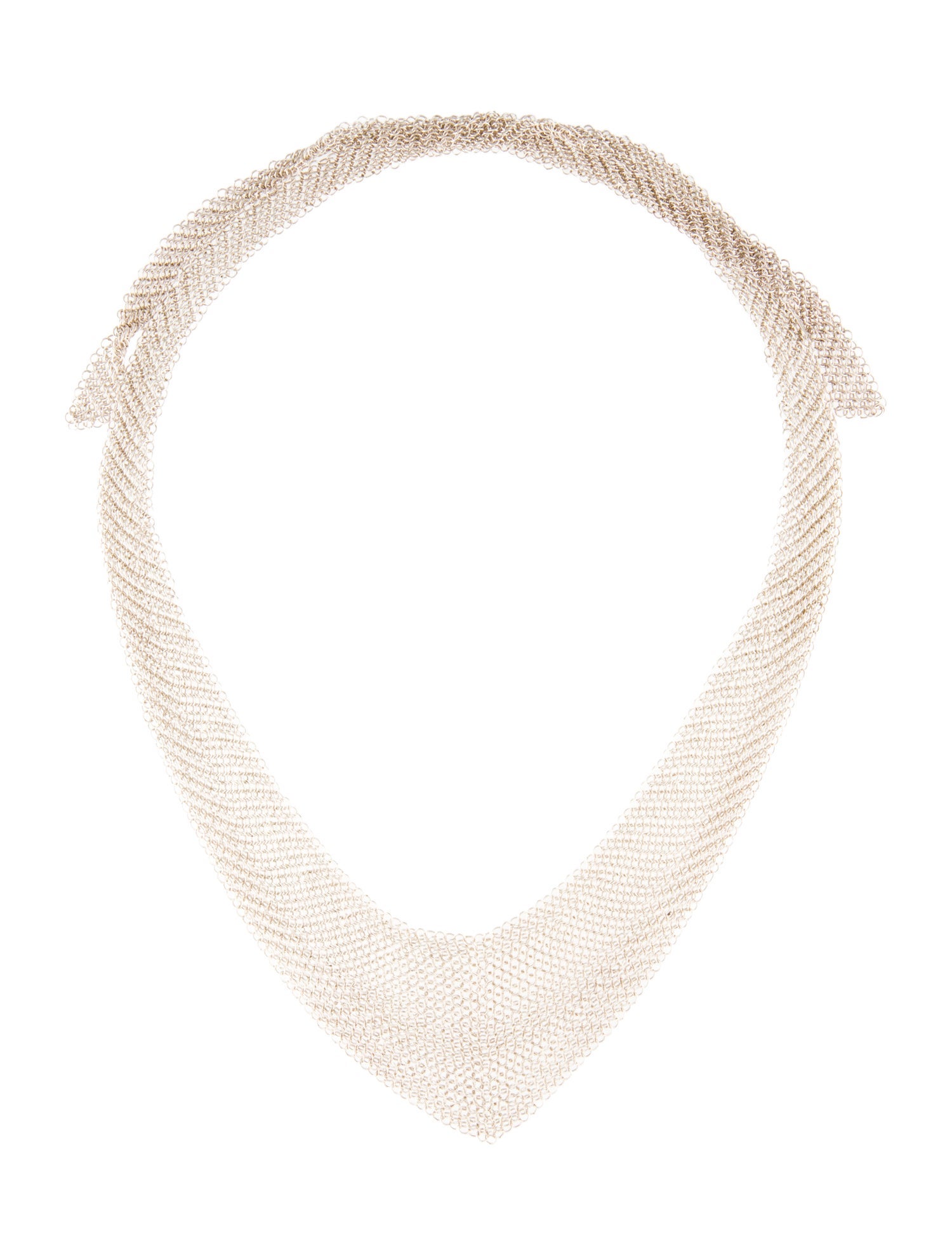 Tiffany & Co. Mesh Bib Necklace