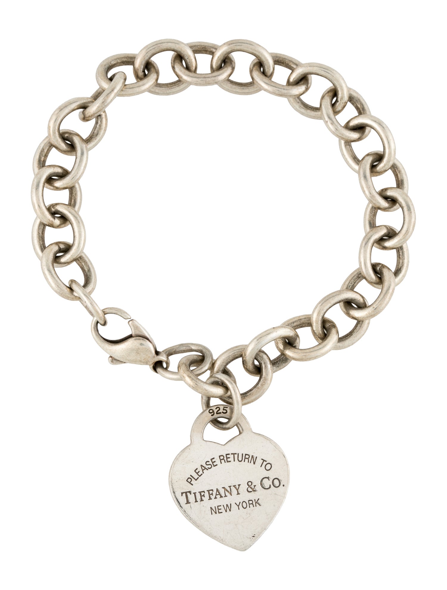 Tiffany & Co. Heart Tag Charm Bracelet