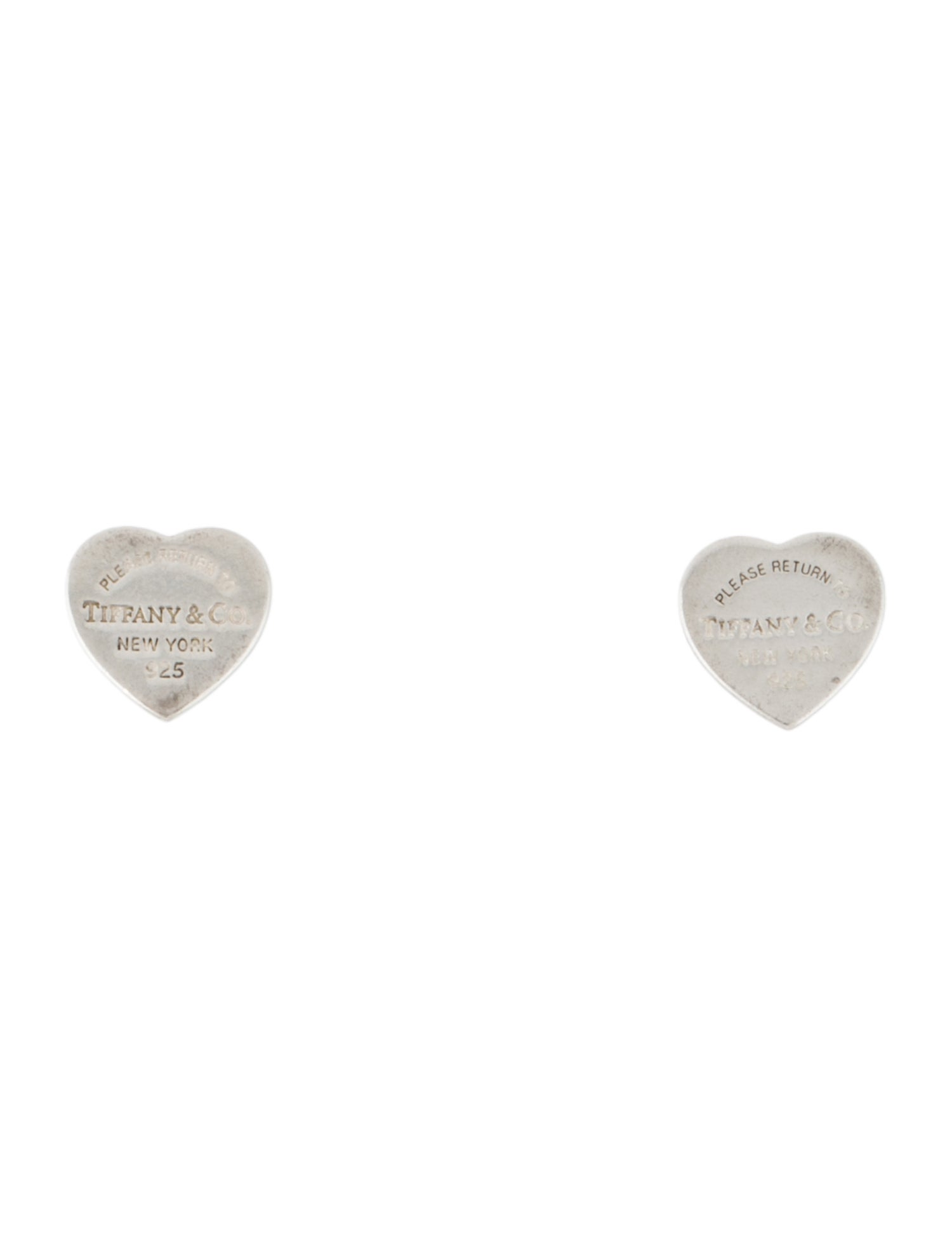 Tiffany & Co. Mini Heart Tag Stud Earring