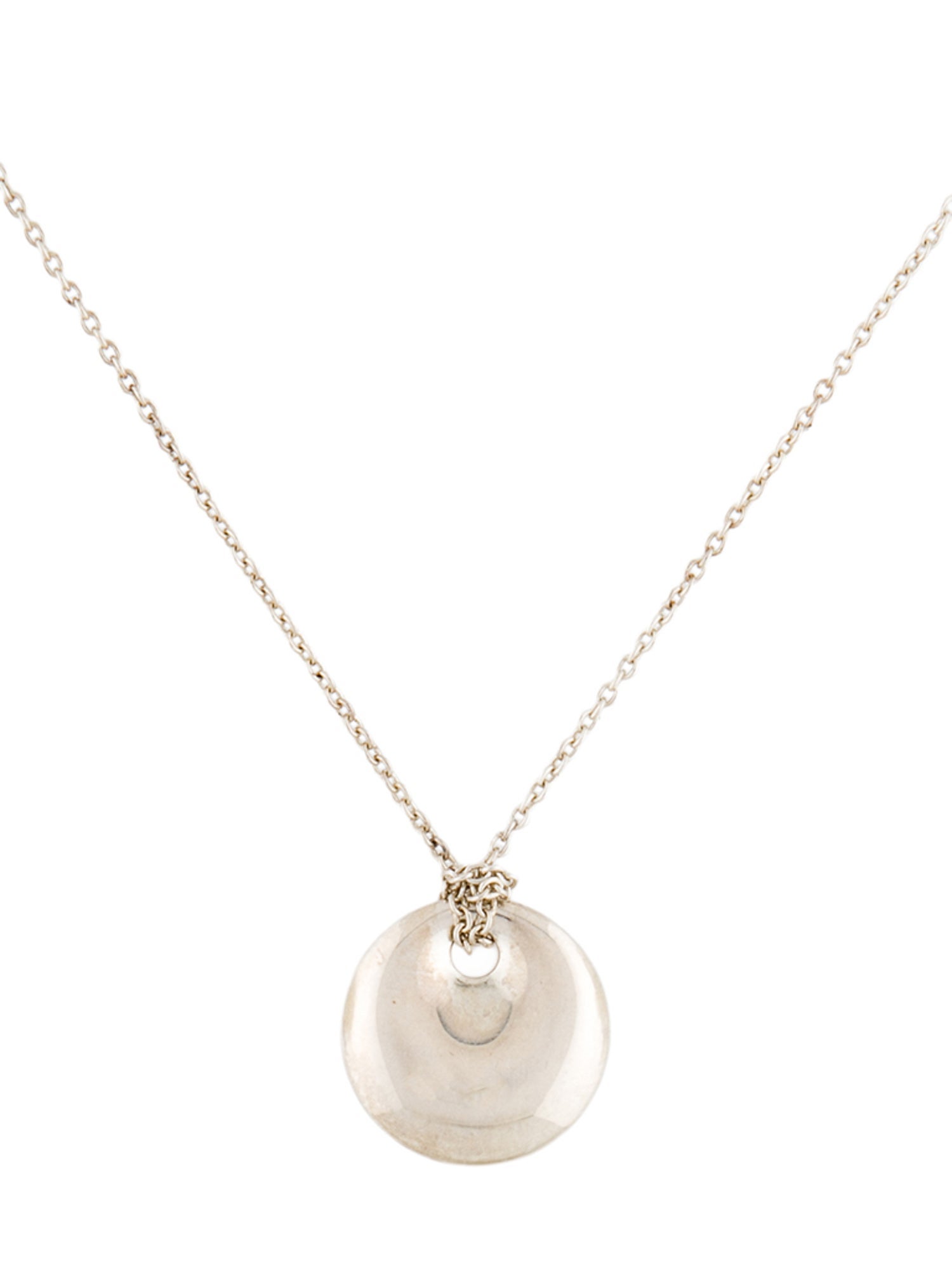 Tiffany & Co. Round Pendant Necklace