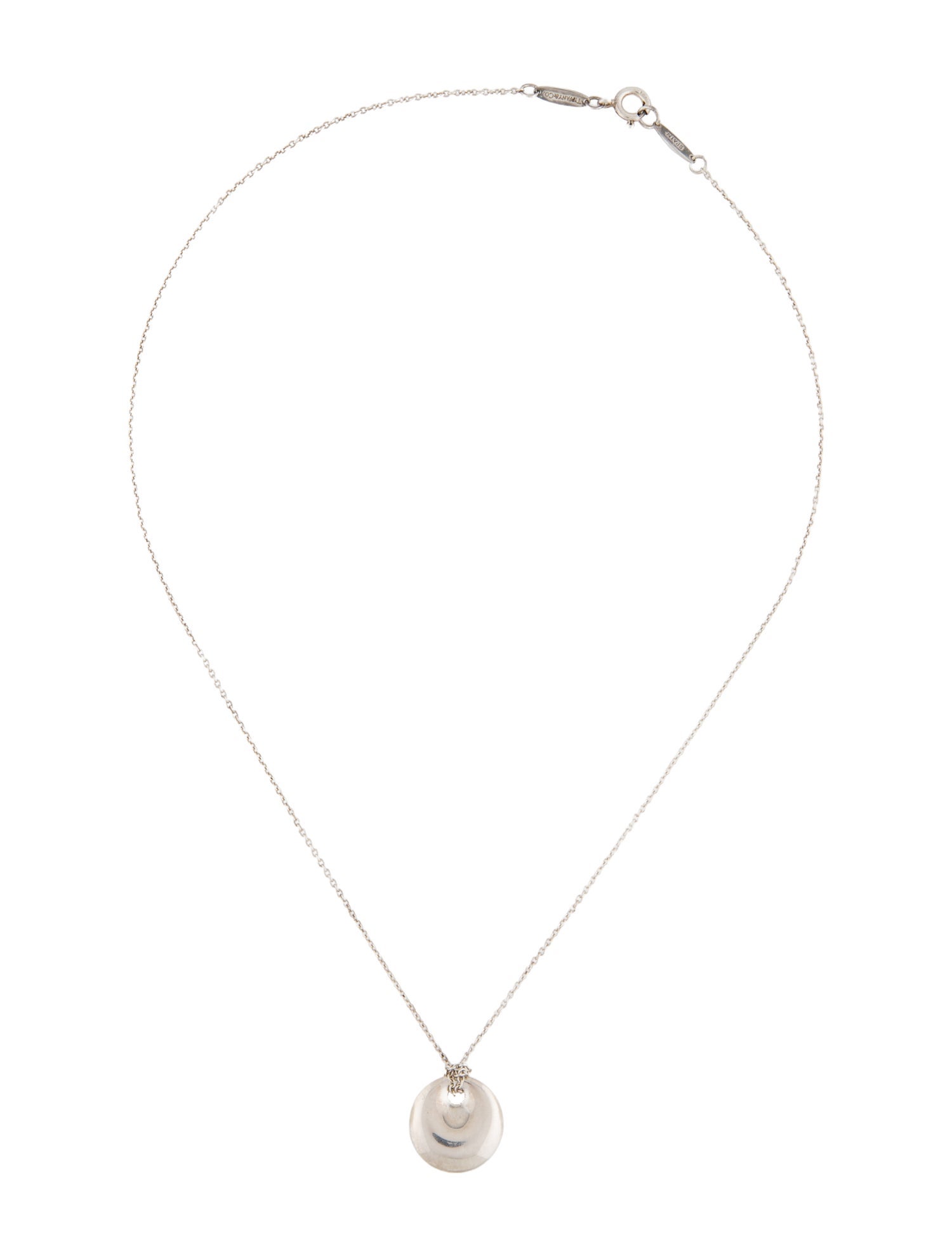 Tiffany & Co. Round Pendant Necklace